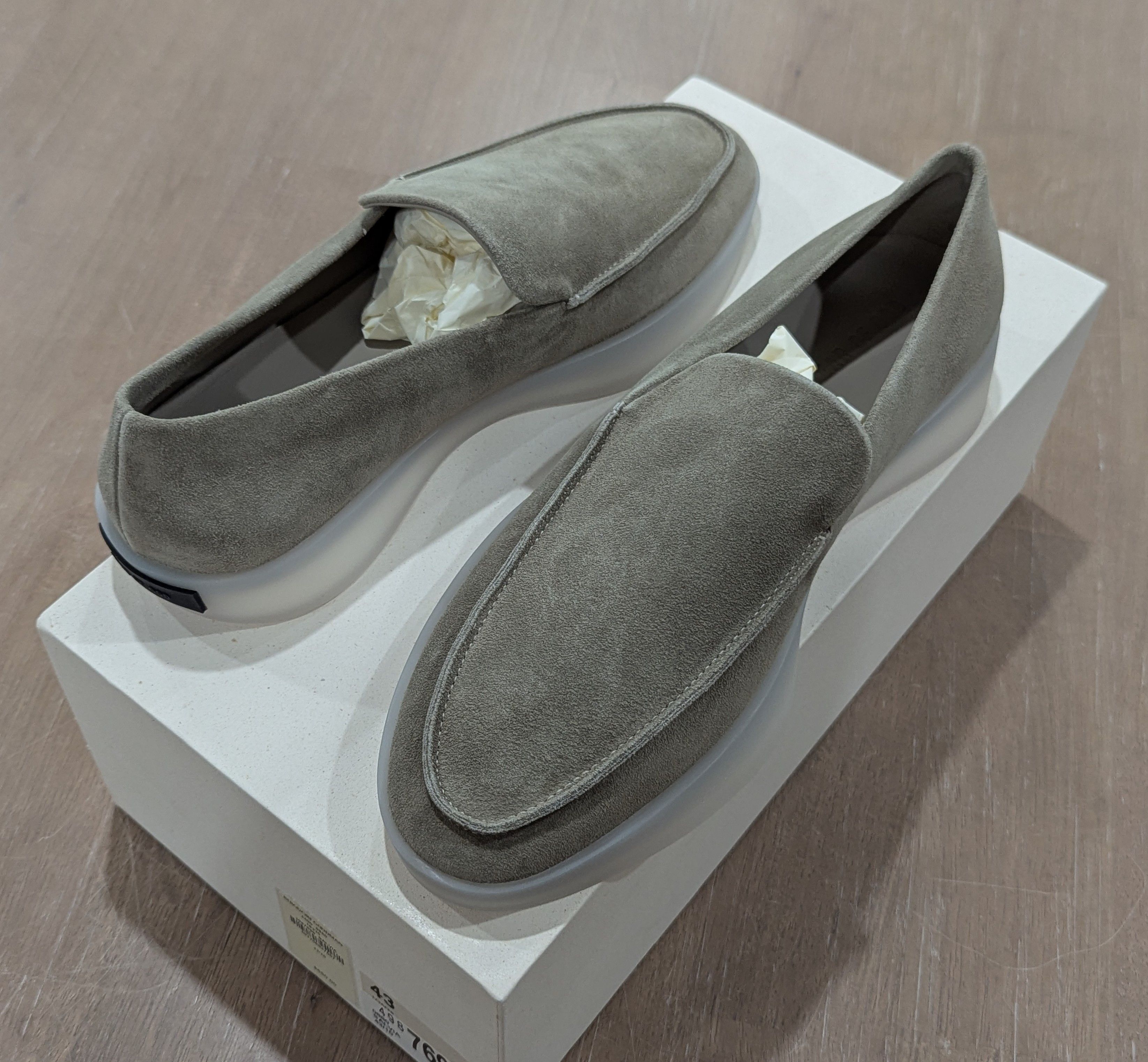 Fear of God Fear of god X Zegna suede Loafers | Grailed