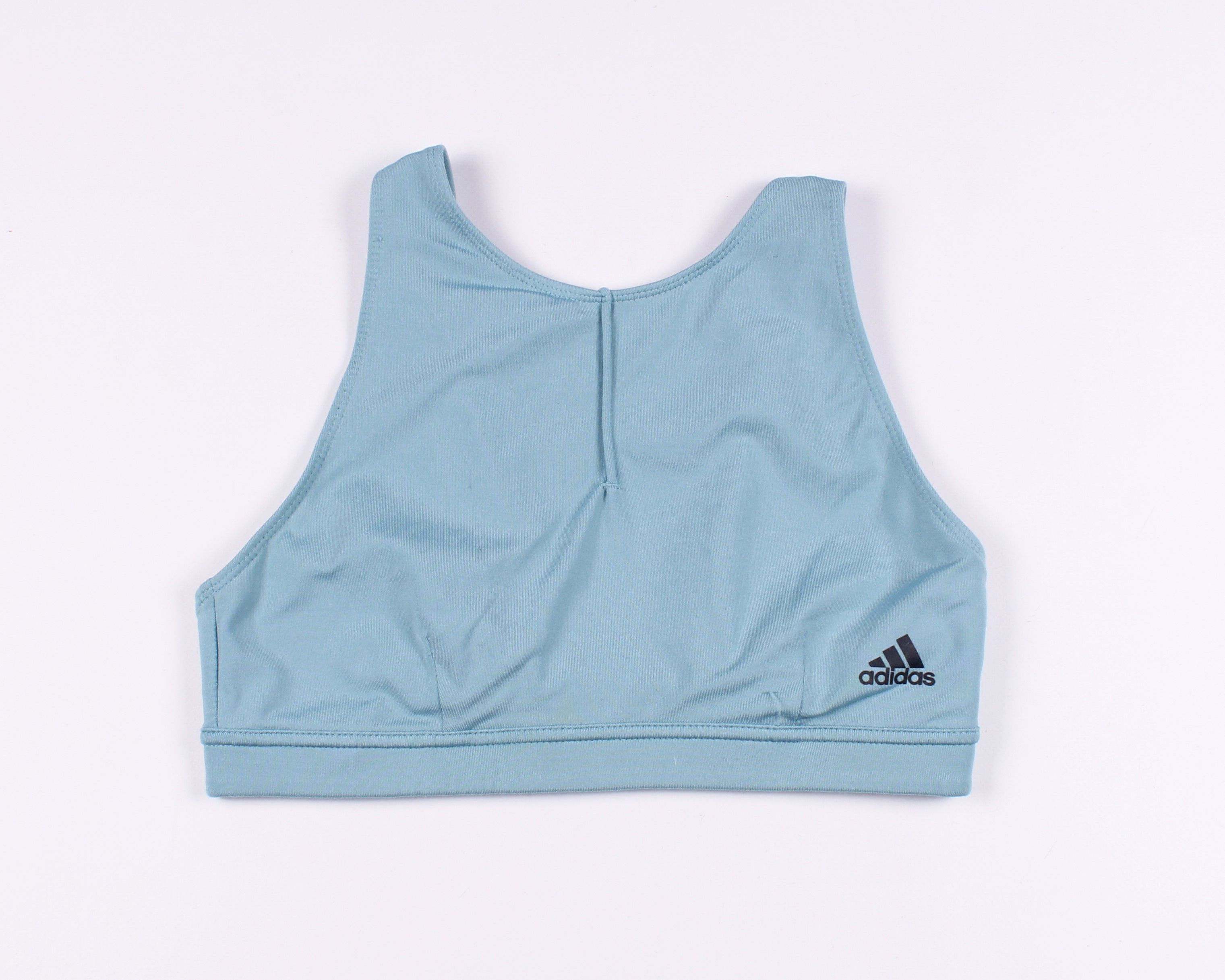 Adidas Adidas Vintage 90's Blue Cropped Sport Top Size M / US 6-8 / IT 42-44 - 3 Thumbnail