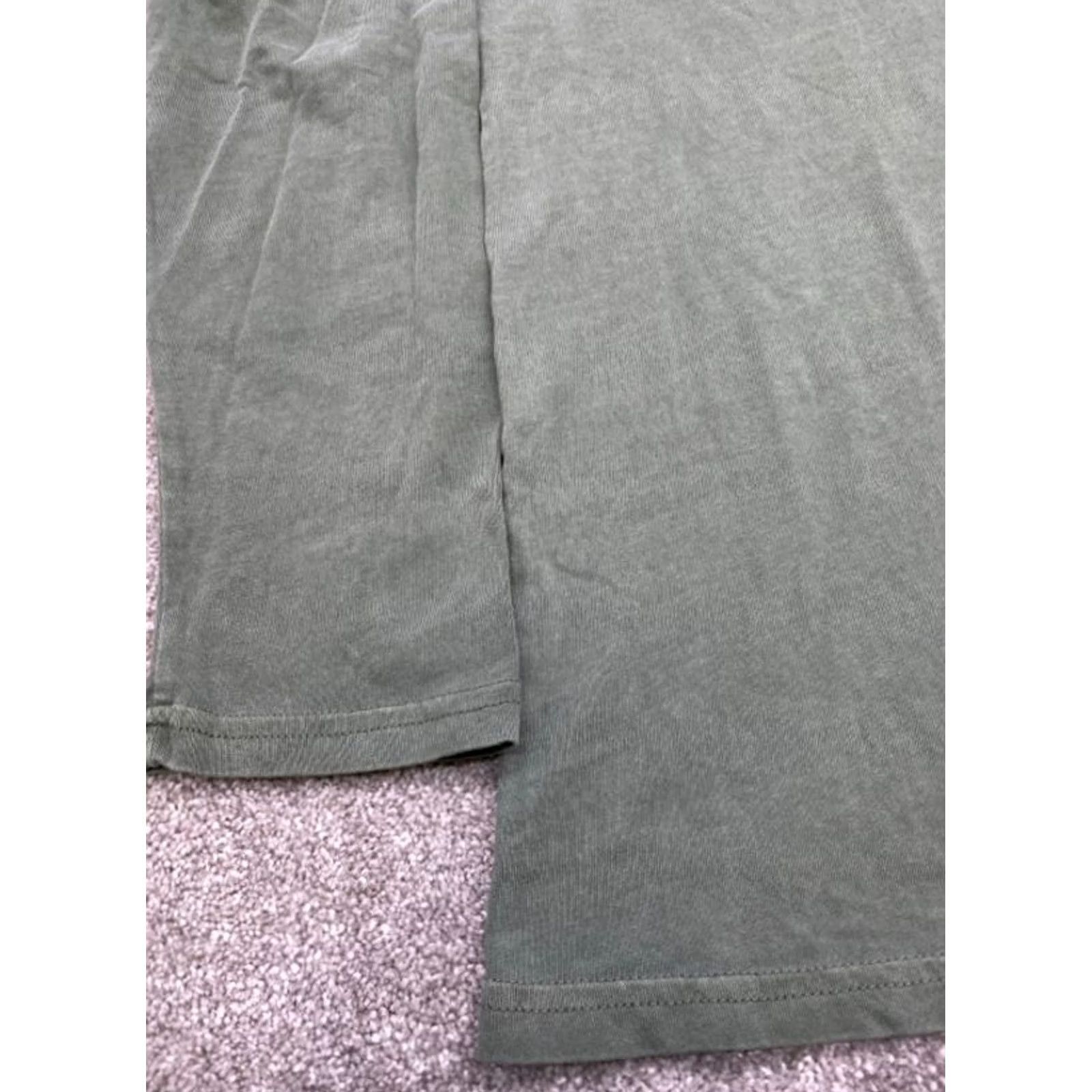 Olive Field & Forest Henley Shirt Men's L Olive Green Cotton Long Sleeve Button Up Size US L / EU 52-54 / 3 - 2 Thumbnail