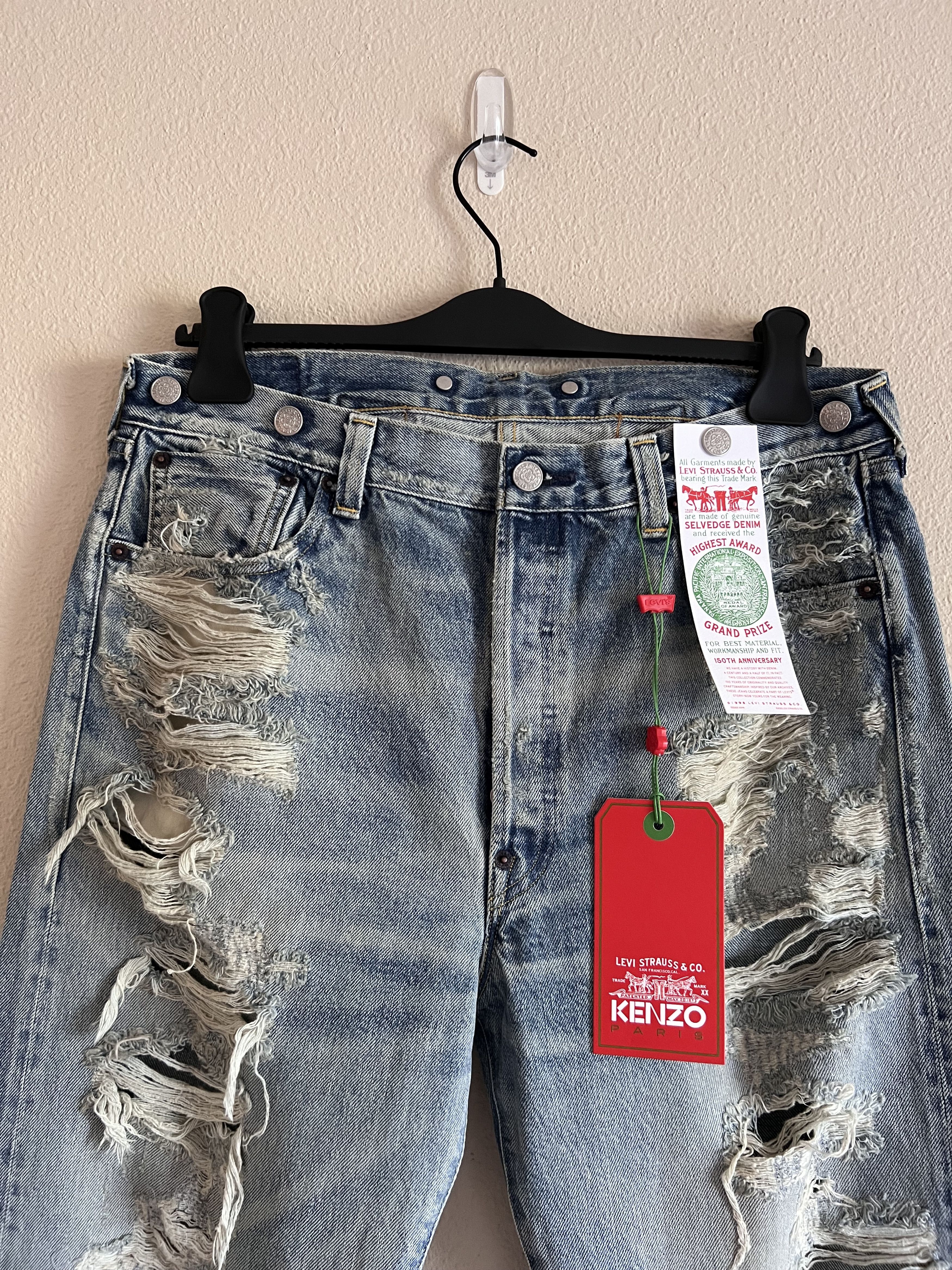 Kenzo × Levi's Levi's KENZO 1933 501 Jeans in BLue Size US 33 - 2 Thumbnail