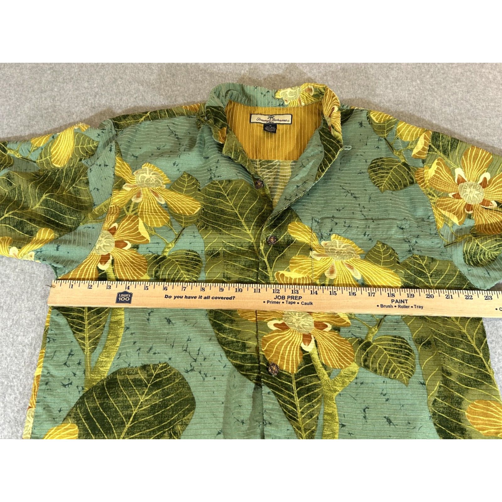 Tommy Bahama Tommy Bahama Shirt Mens Medium Floral Silk Cotton Hawaiian Camp Aloha Loop Collar Size US M / EU 48-50 / 2 - 5 Thumbnail