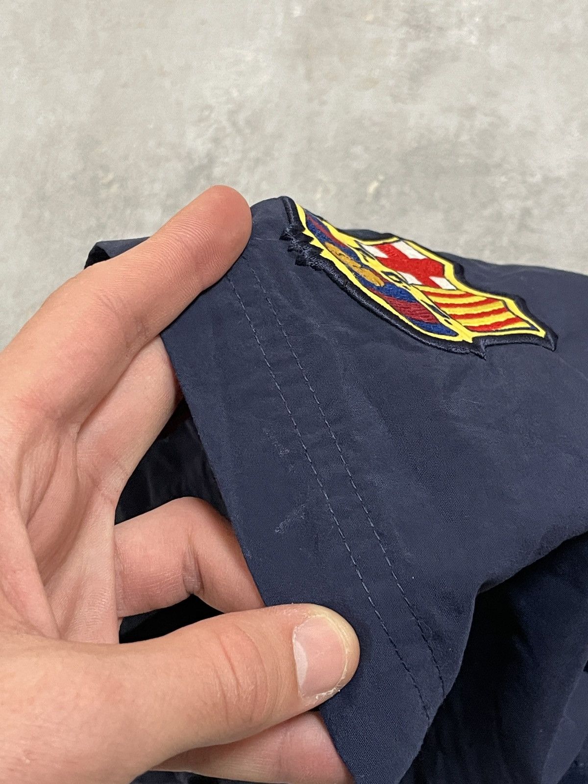 Nike Vintage Nike Barcelona Football Shorts Soccer Mens Rare XL Size US 34 / EU 50 - 12 Thumbnail