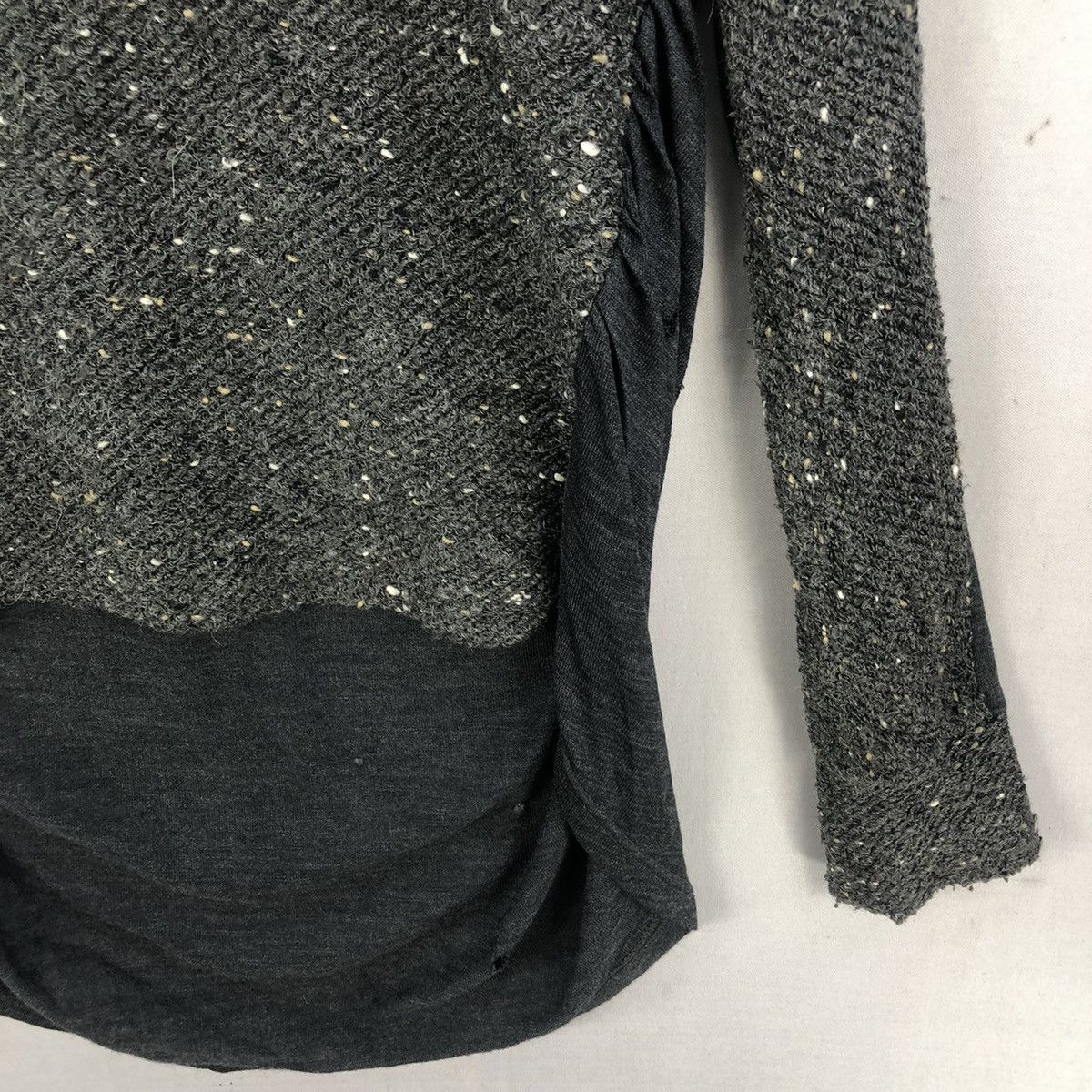 Yohji Yamamoto Limi Feu Ss03 Hybrid Grunge Distressed L/sleeve Top Size S / US 4 / IT 40 - 3 Thumbnail