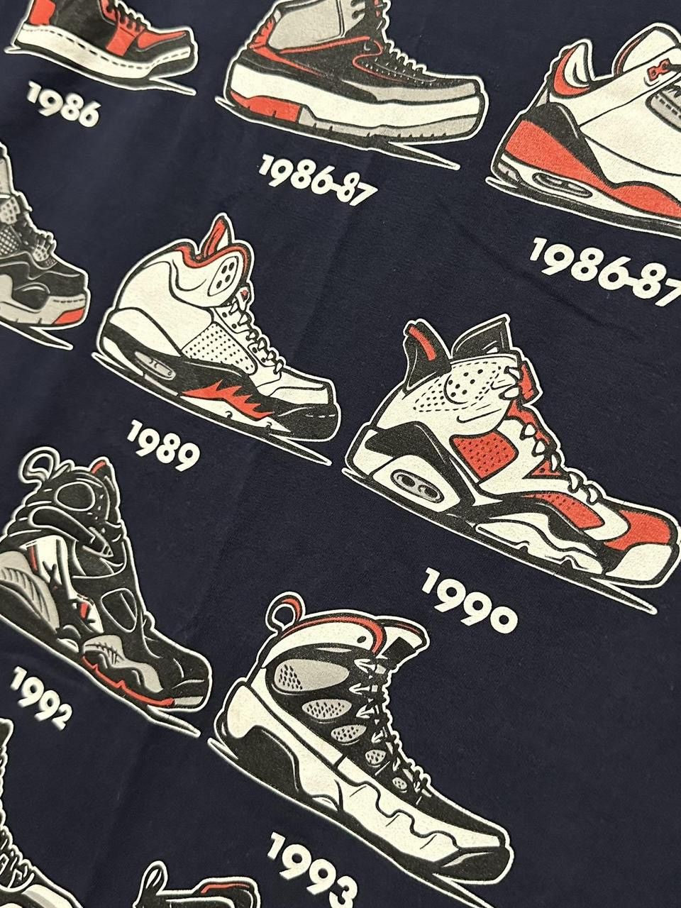 Other Retro Kicks Sneaker Evolution Chart Shirt Size US XXL / EU 58 / 5 - 3 Thumbnail