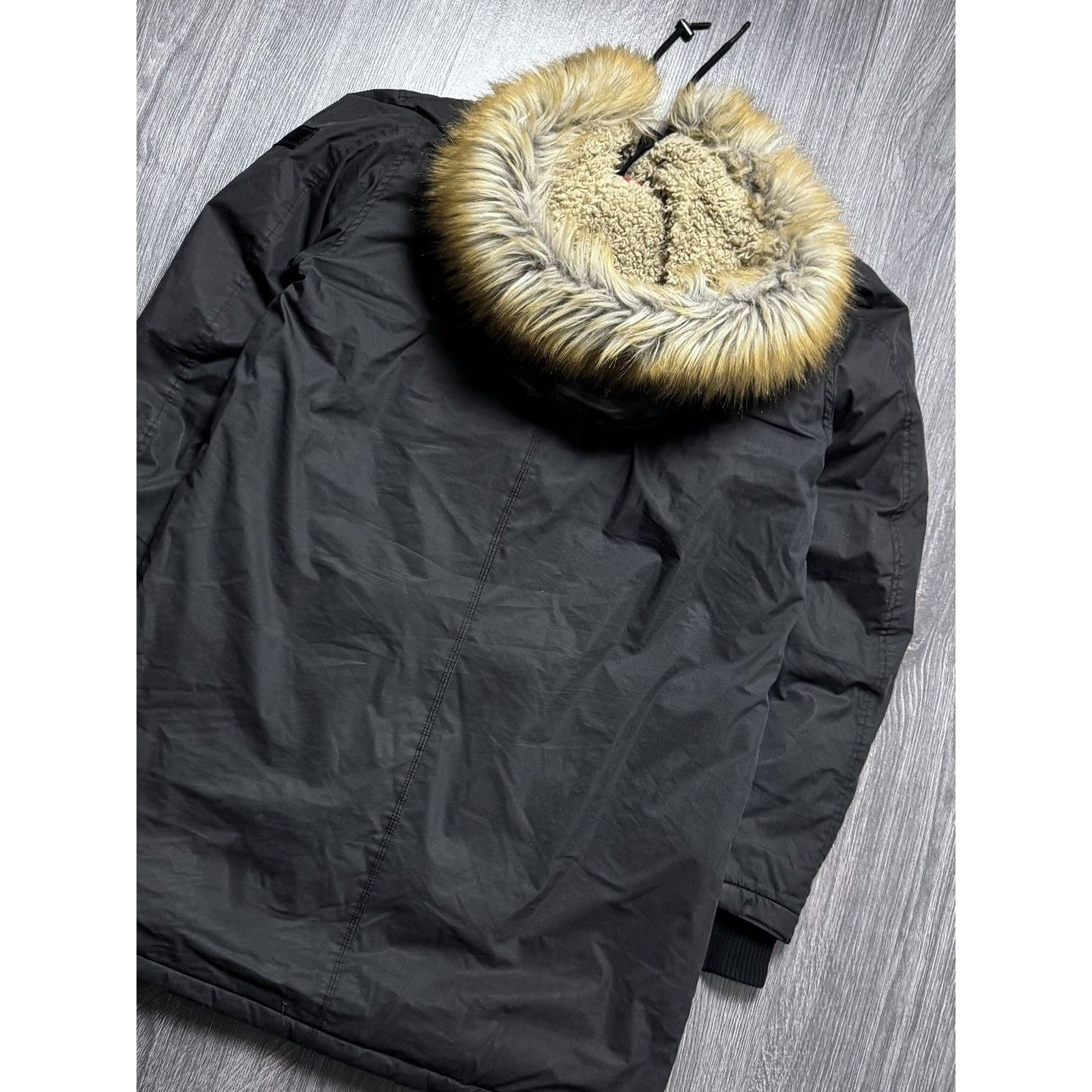 Diesel × Vintage Diesel Zip Fur Hoodie Parka Ifsixwasnine Lgb Style Size US L / EU 52-54 / 3 - 11 Thumbnail