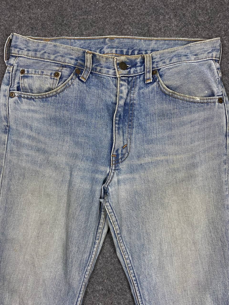 Levi's vintage levis 517 bootcut flare distressed denim nice design Size US 33 - 8 Thumbnail