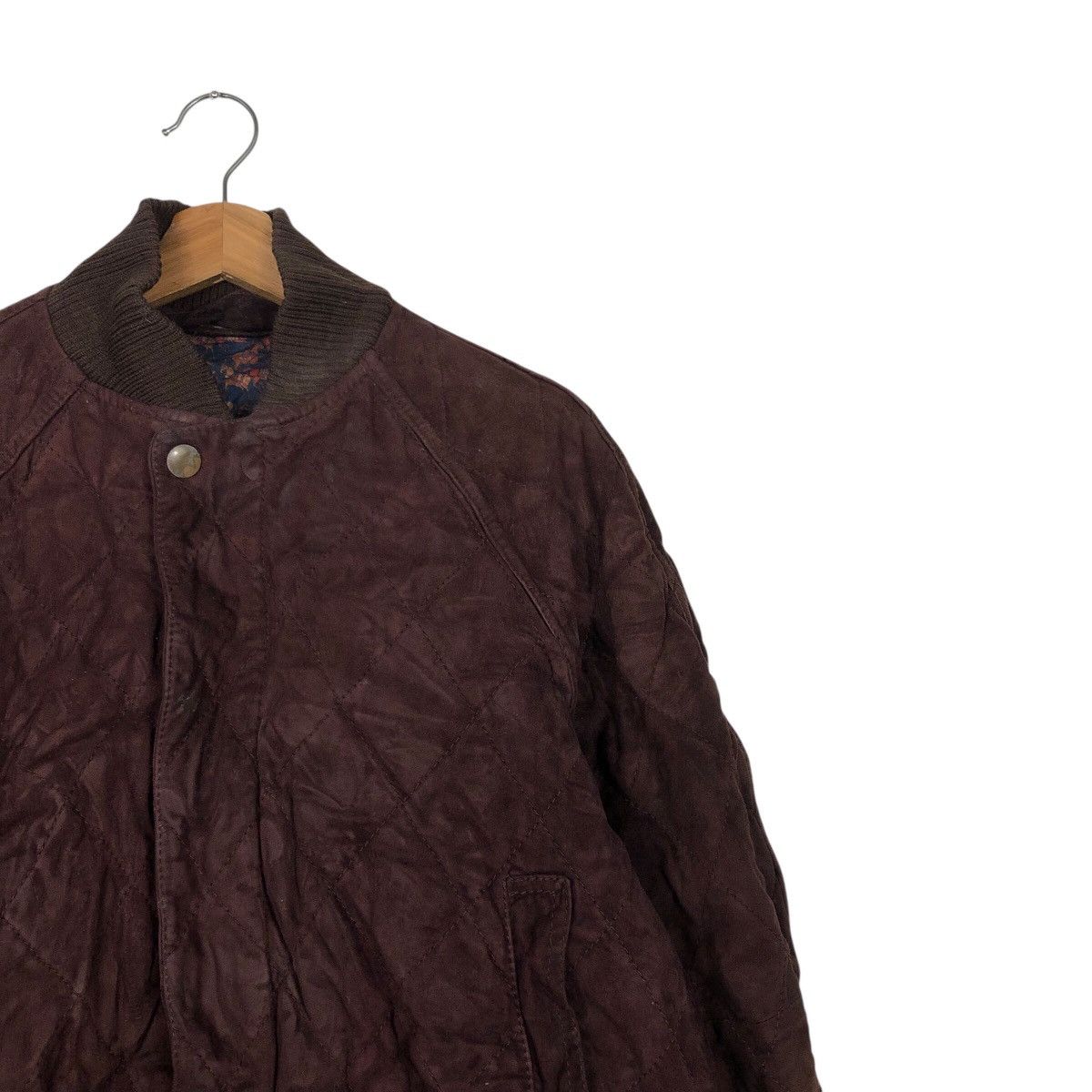Salvatore Ferragamo 📌Vintage Genuine Leather Jacket Salvatore Ferragamo Italy Size US M / EU 48-50 / 2 - 7 Thumbnail