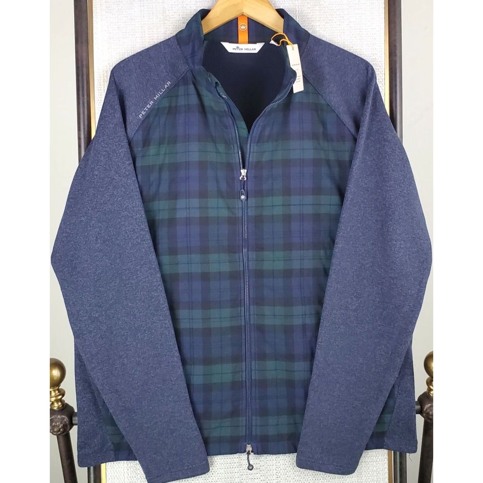 Peter Millar Peter Millar Crown Sport Full Zip Light Insulated Performance Flannel Jacket Size US XL / EU 56 / 4 - 6 Thumbnail