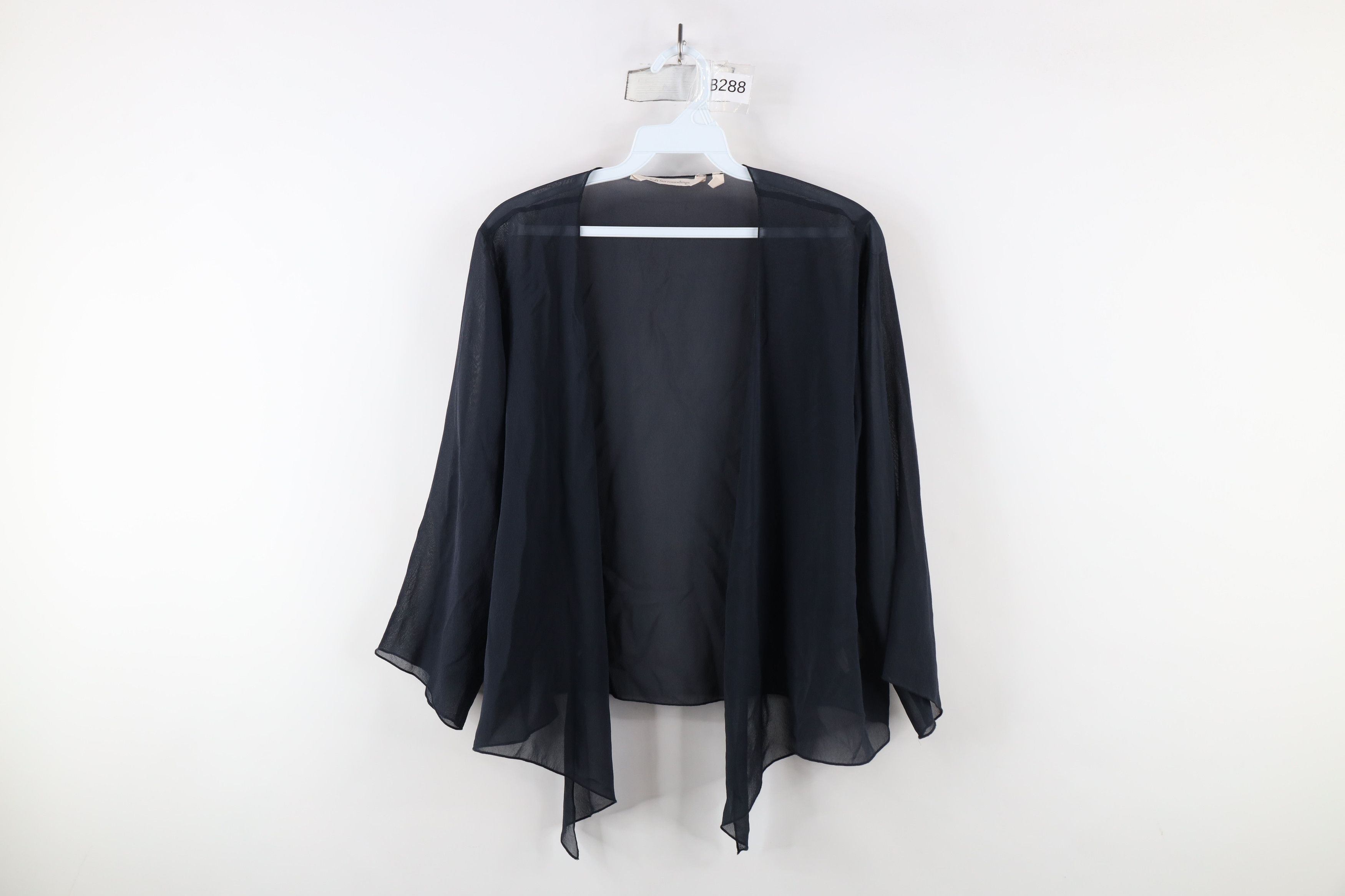 Vintage Soft Surroundings Undercover Top Sheer Open Front Cardigan Size M / US 6-8 / IT 42-44 - 1 Thumbnail