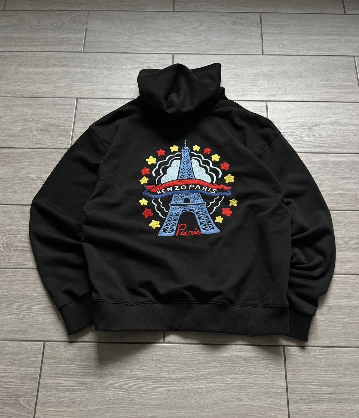 Kenzo KENZO Paris Classic Logo Hoodie Black Size US XL / EU 56 / 4 - 6 Thumbnail