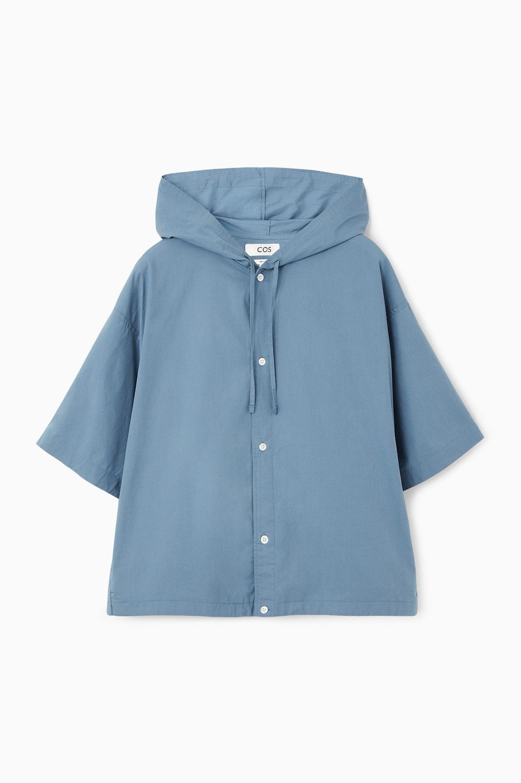 Cos COS RELAXED HOODED COTTON SHORT-SLEEVED SHIRT Size US M / EU 48-50 / 2 - 1 Thumbnail