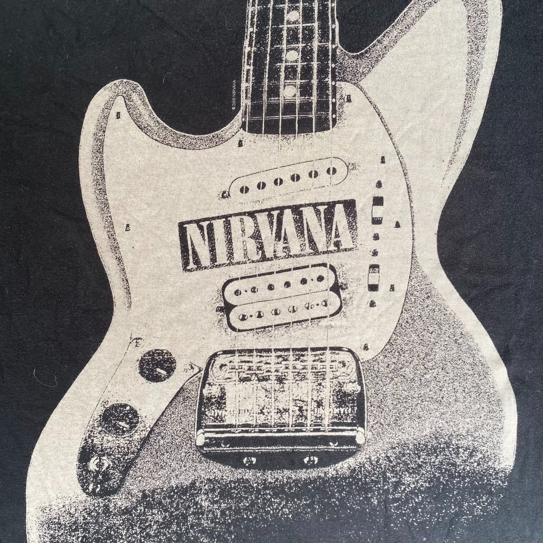 Band Tees Vintage Y2K Nirvana Band Shirt Guitar Grunge Punk Rock Tee Size US XL / EU 56 / 4 - 3 Thumbnail