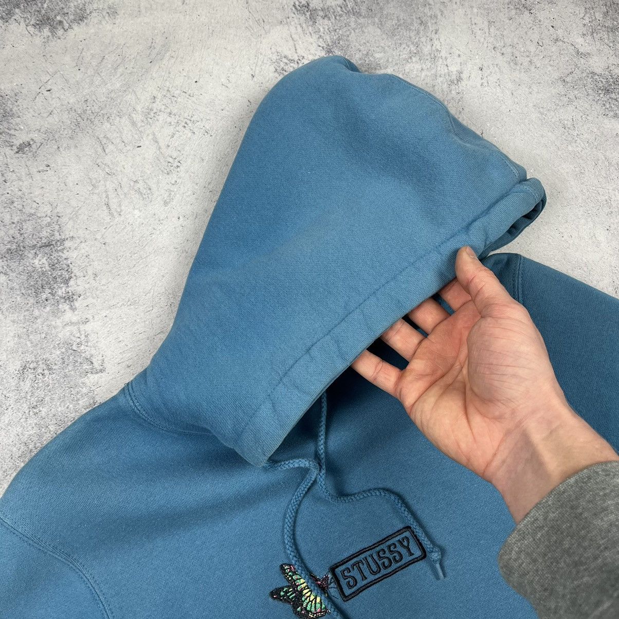 Stussy Vintage Stussy butterfly embroidered logo hoodie 00’s Size US S / EU 44-46 / 1 - 18 Thumbnail