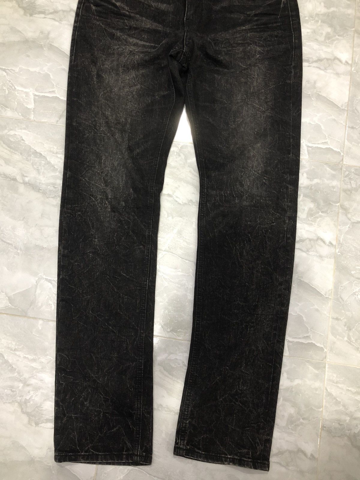 Hysteric Glamour GET USED Black Washed Jeans W34 L32.5 Size US 34 / EU 50 - 3 Thumbnail
