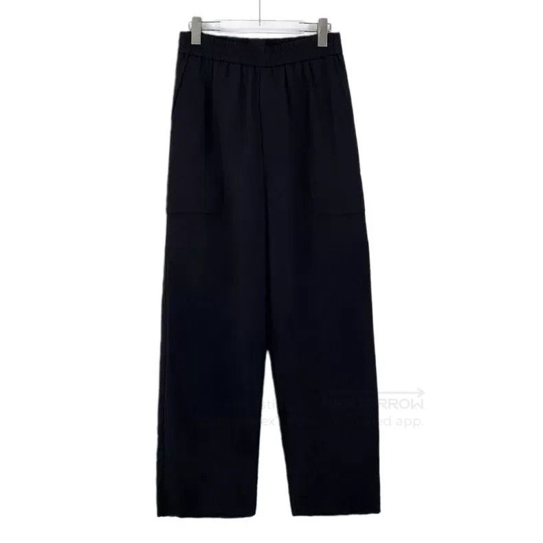Givenchy Givenchy Black Logo Letter Embroidered Wool Casual Long Pa Size US 32 / EU 48 - 1 Thumbnail