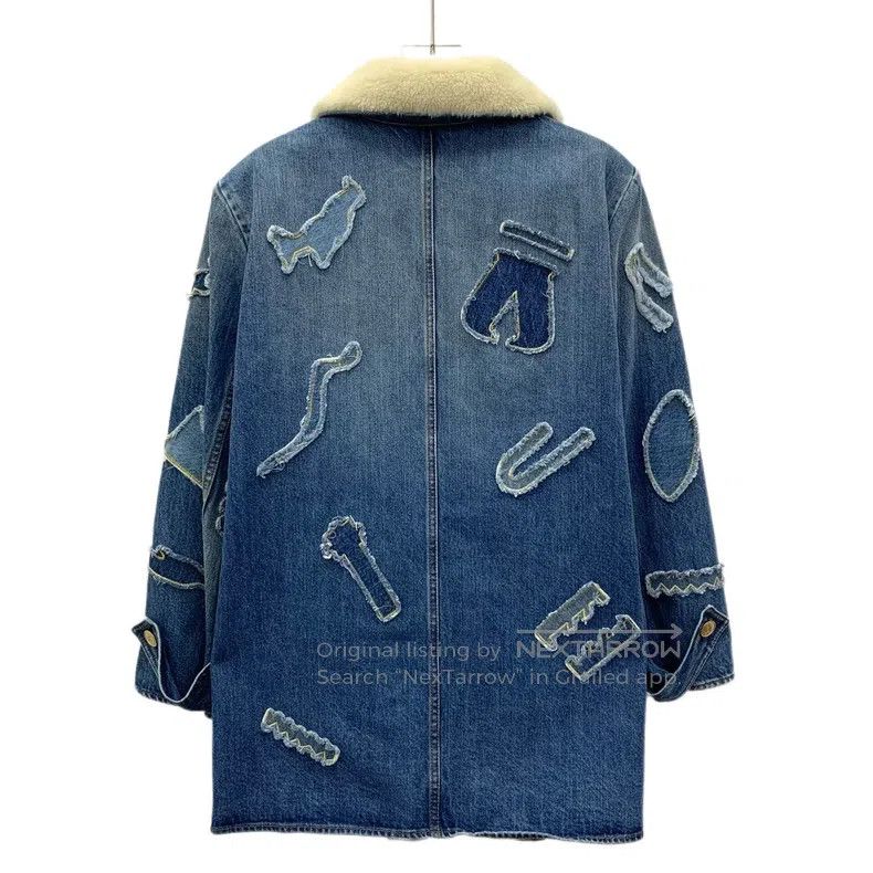 Chanel Chanel Egypt Series Blue Embroidered Collage Cotton Lapel Size M / US 6-8 / IT 42-44 - 2 Thumbnail