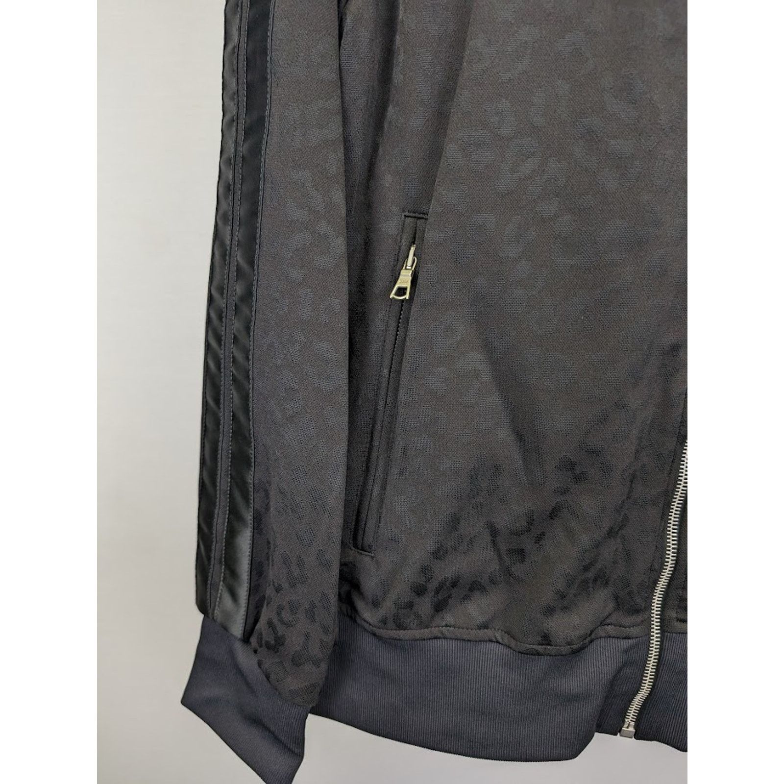 Palm Angels o1rshd1 Tuxedo Leopard Track Jacket in Black White Size US L / EU 52-54 / 3 - 9 Thumbnail