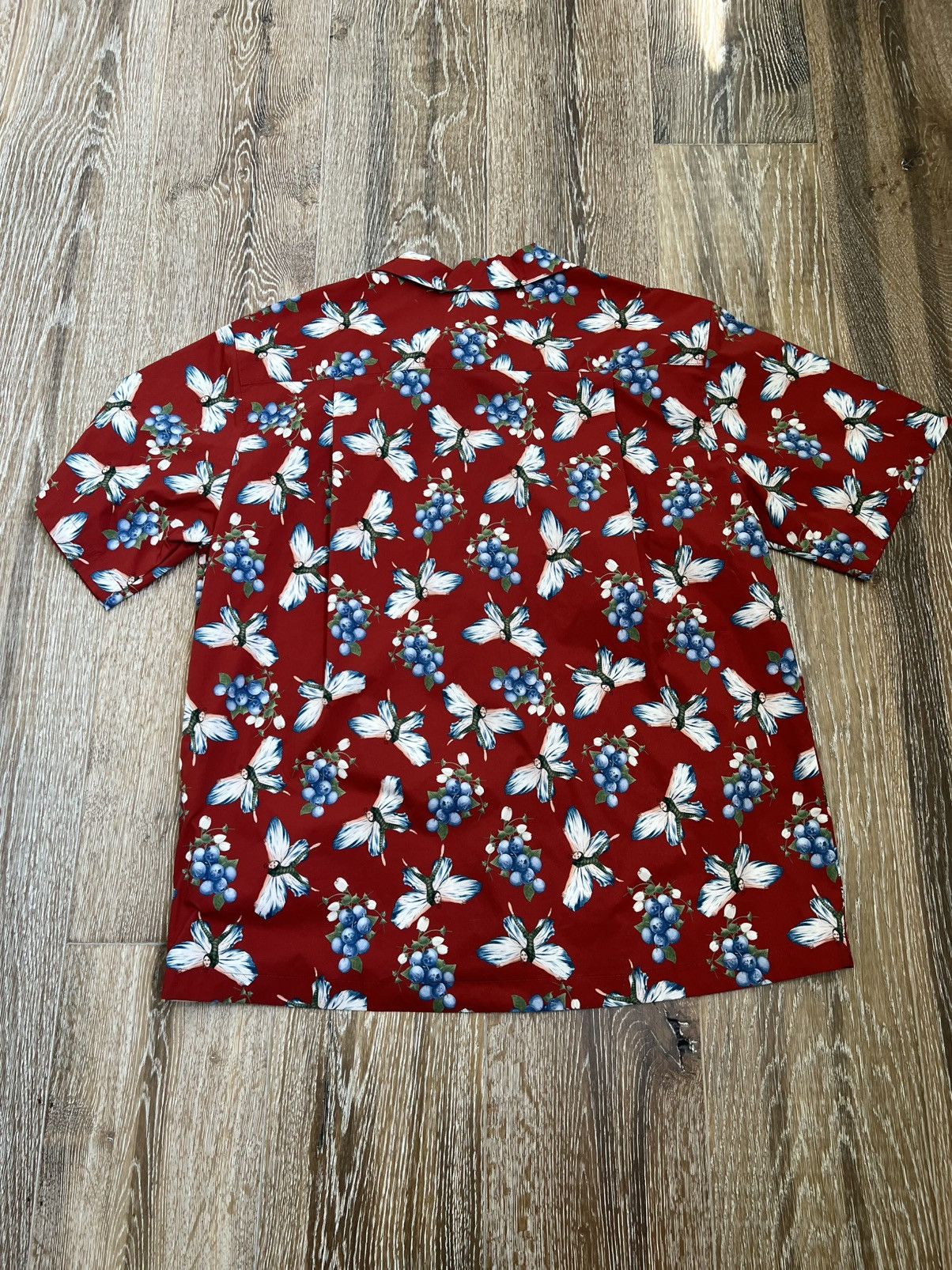 Vintage Loedle blueberry hawaiian shirt Size US L / EU 52-54 / 3 - 2 Thumbnail
