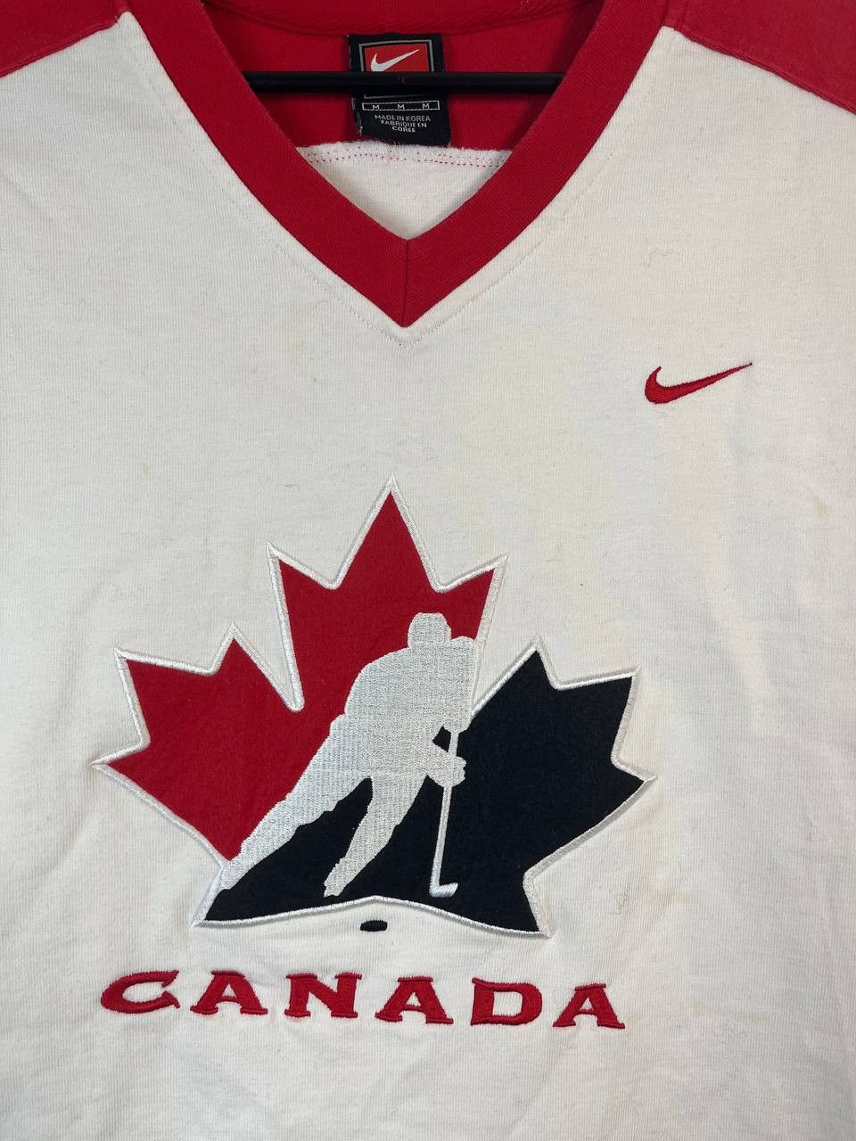 Nike NIKE TEAM CANADA HOCKEY JERSEY WHITE RED VINTAGE MENS SIZE M Size US M / EU 48-50 / 2 - 2 Thumbnail