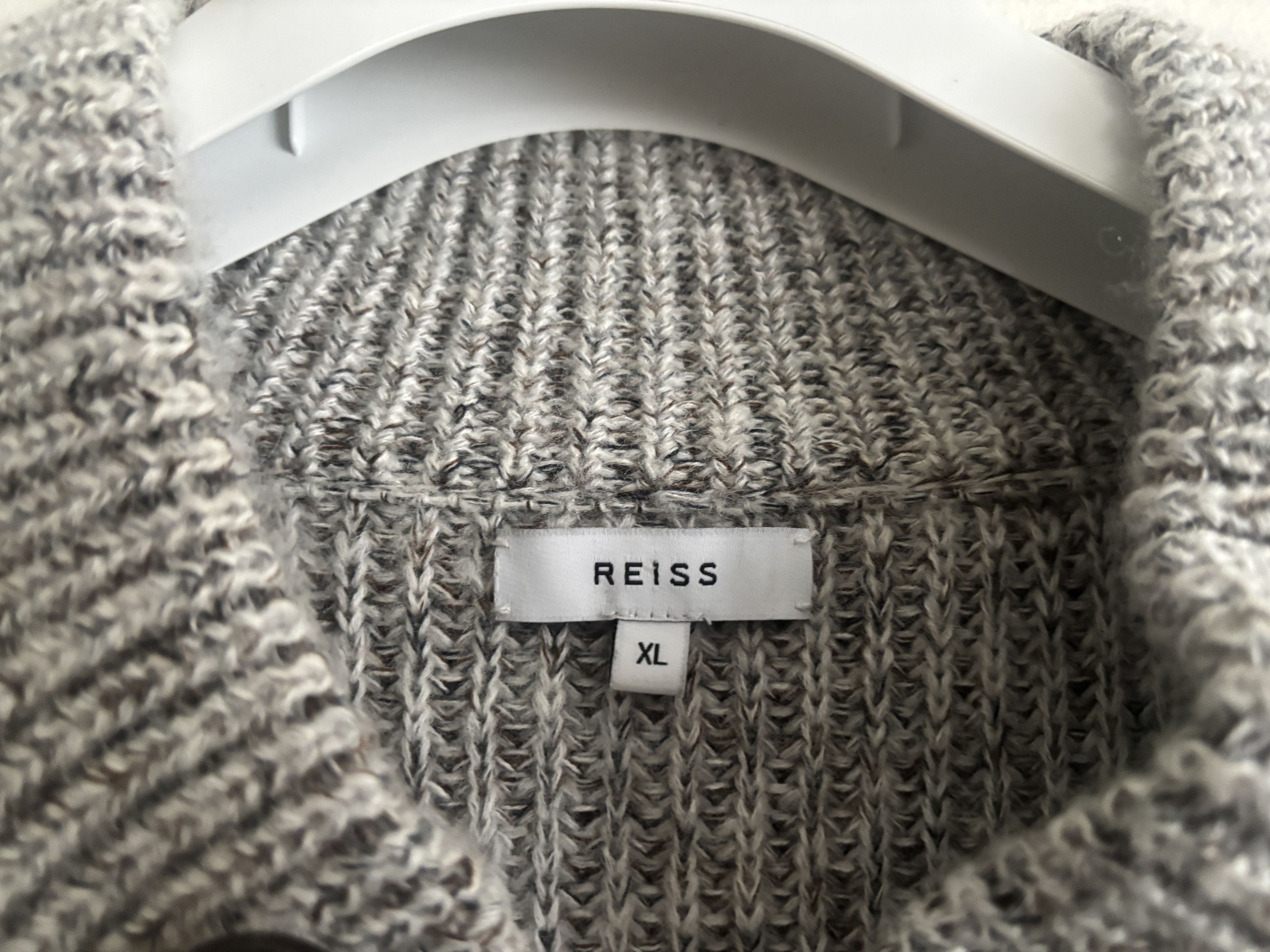 Reiss $225 Wool Cotton Mohair Cardigan Sweater (Valstarino) L- XL Size US XL / EU 56 / 4 - 10 Thumbnail