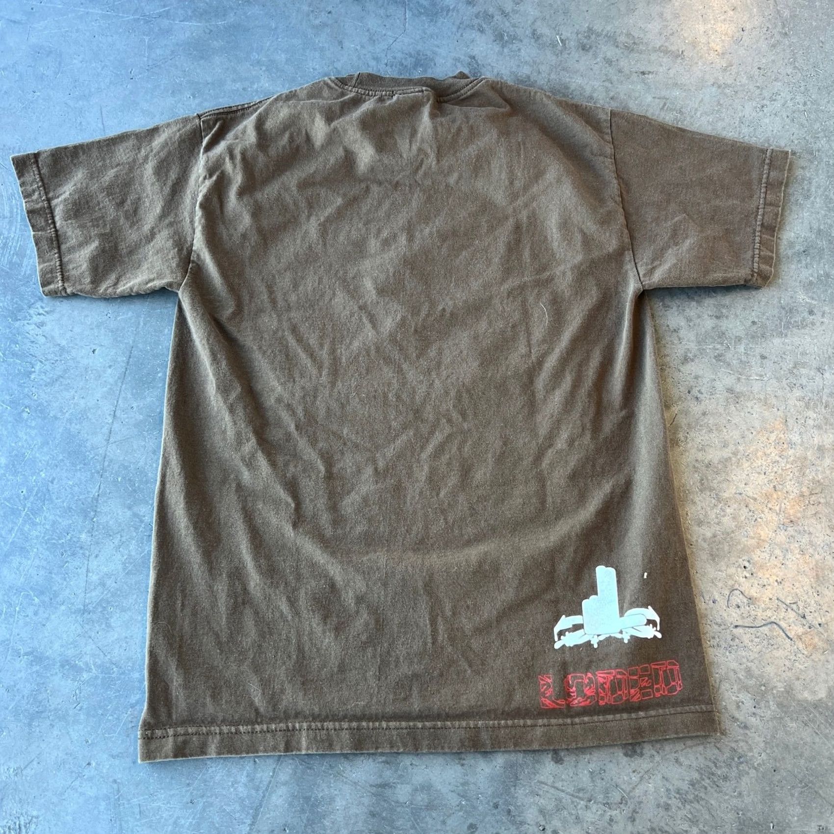 Alife VINTAGE Y2K Still Life Sneakers Graphic Tee Brown Short Sleeve 100% Cotton M Men Shirt Brown Still Life Sneakers Graphic Tee 90s Size US 31 - 2 Thumbnail