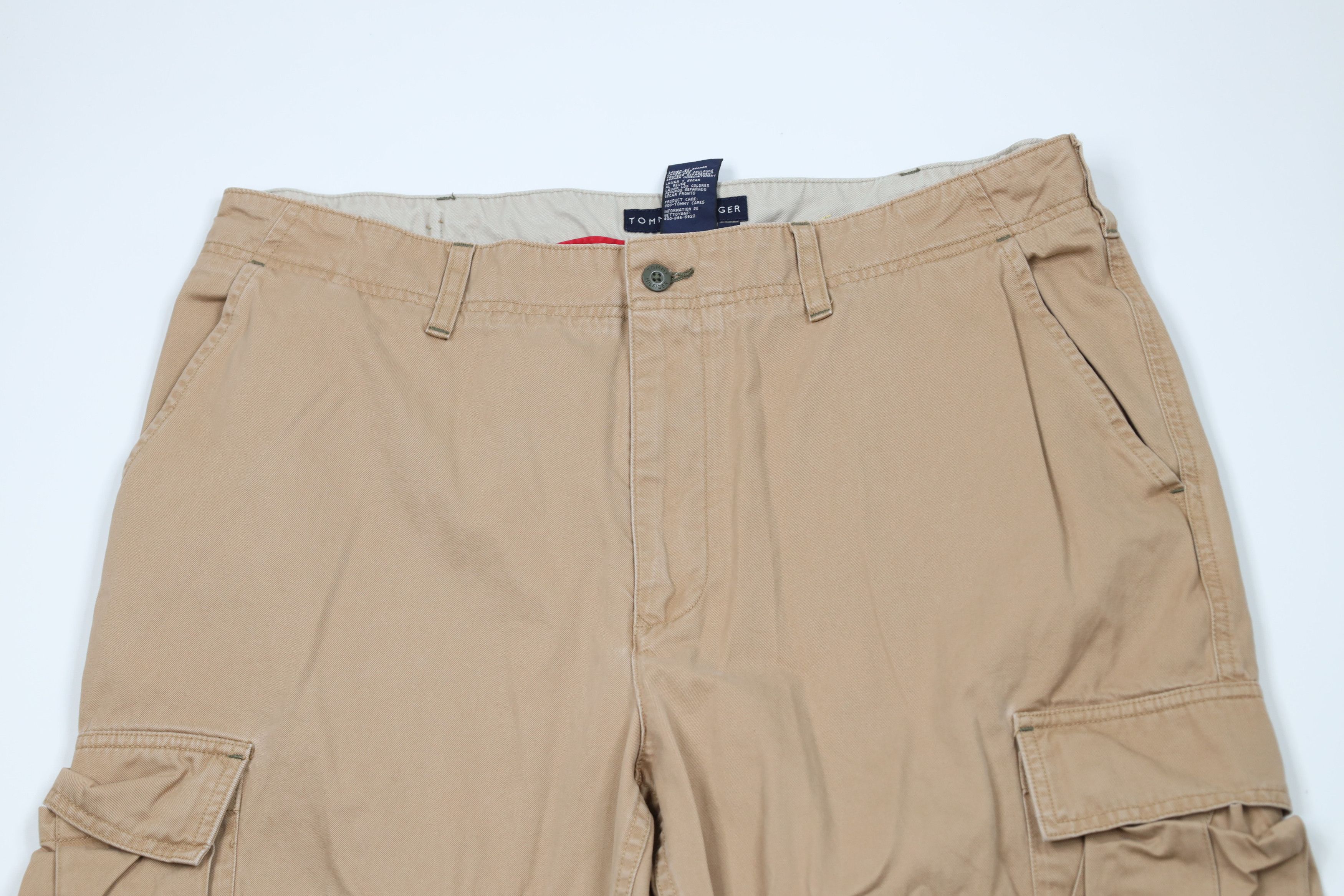 Tommy Hilfiger Vintage Y2K 2003 Tommy Hilfiger Style Wide Leg Cargo Pants Size US 38 / EU 54 - 2 Thumbnail