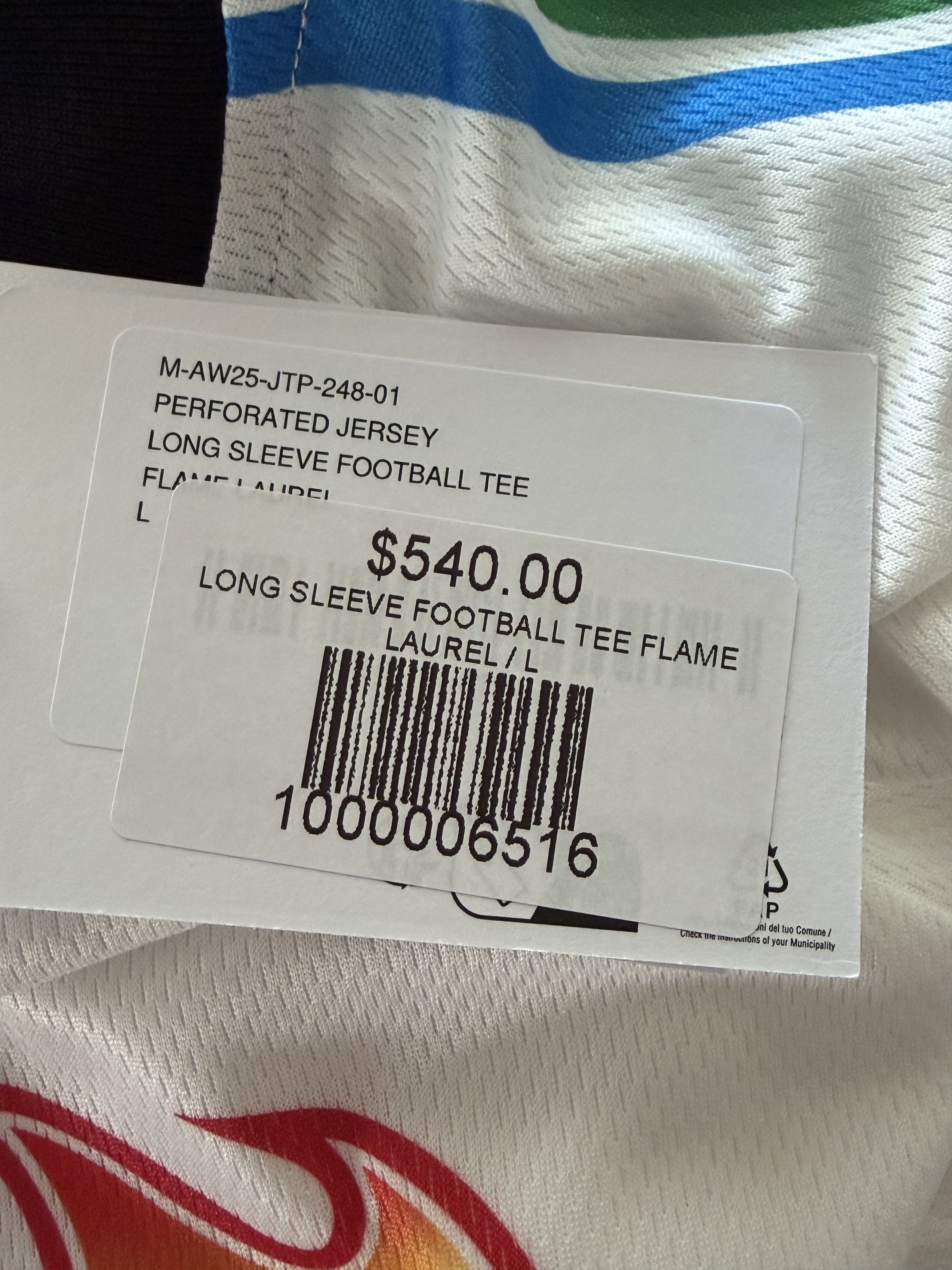 Casablanca Casablanca Flame Laurel Ribbed Jersey Size US L / EU 52-54 / 3 - 3 Thumbnail