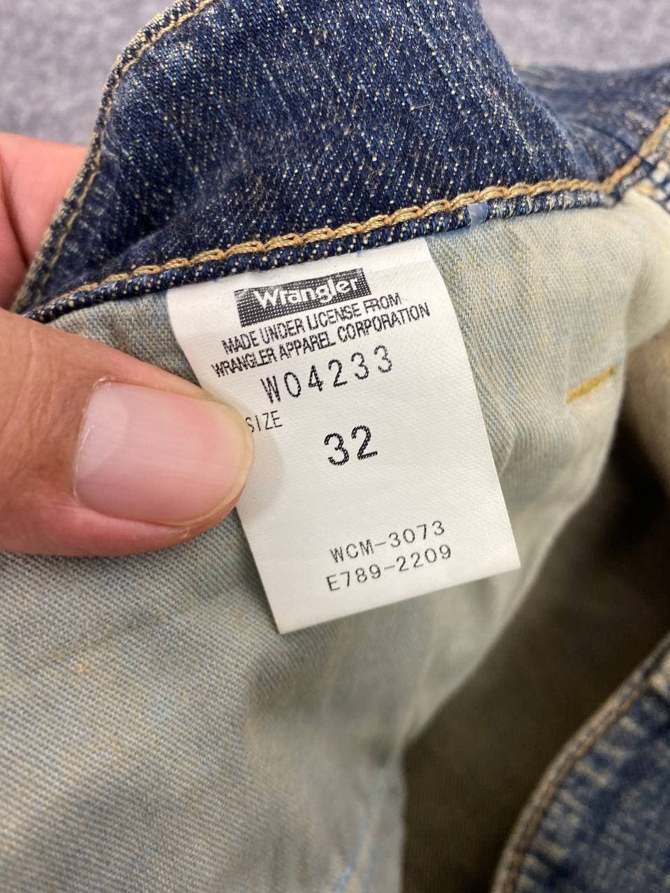 Vintage vintage wrangler authentic western denim nice design Size US 33 - 11 Thumbnail
