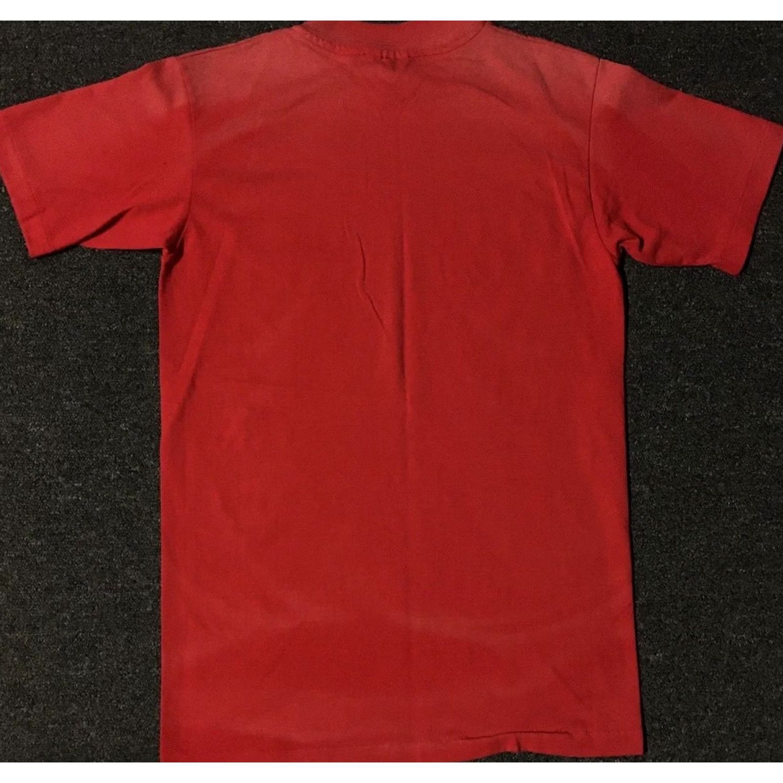 Vintage Vtg 80s Faded Distress Shirt S USA Grunge Biker Punk Skate Surf Track PE Gym 90s Shirt Mens S Red USA 90s Grunge Punk Vintage Decade None Size US S / EU 44-46 / 1 - 2 Thumbnail