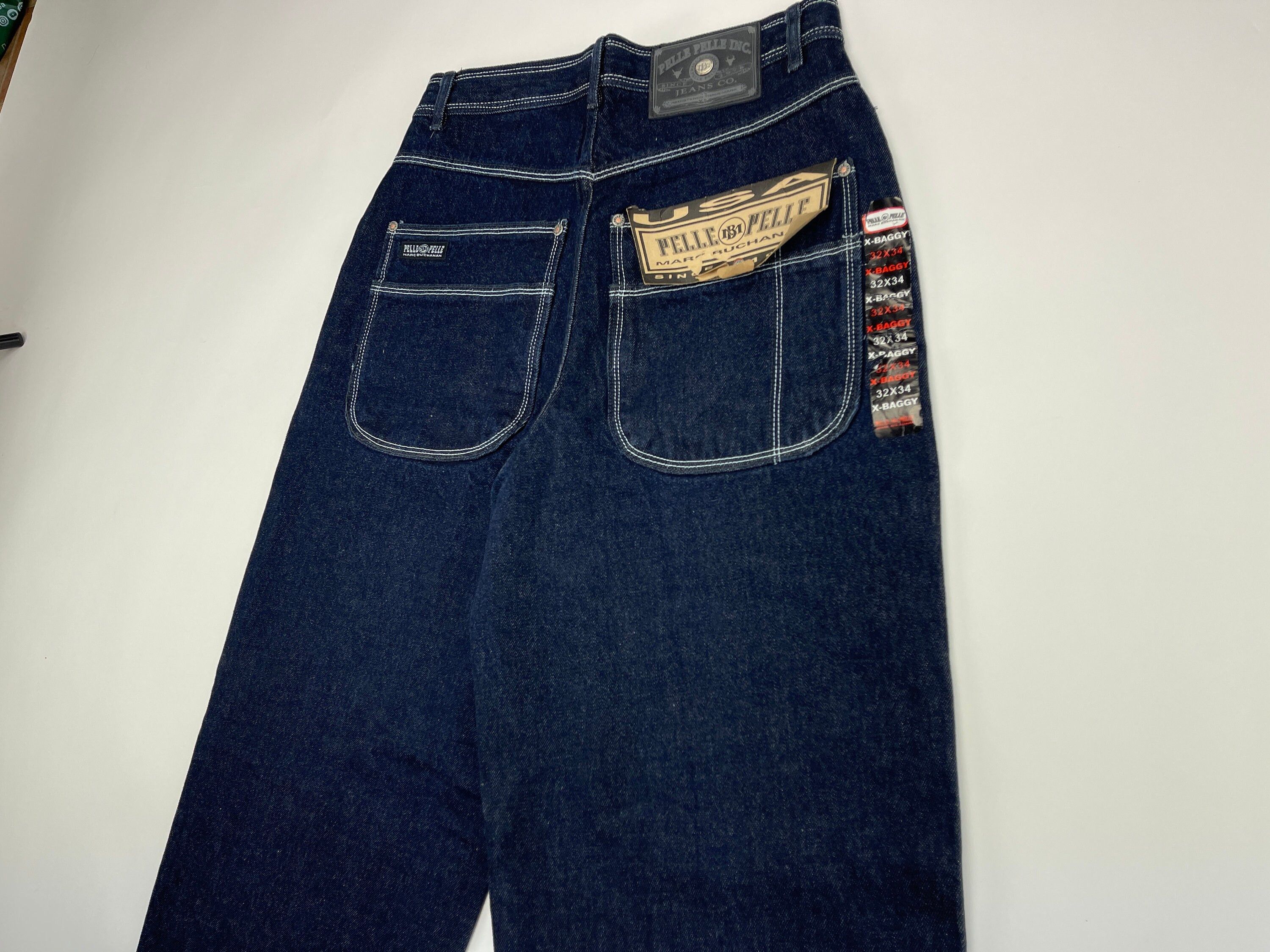 Marc Buchanan × Pelle Pelle Pelle Pelle jeans, vintage, Marc Buchanan 90s hip hop size 2 Size US 32 / EU 48 - 4 Thumbnail
