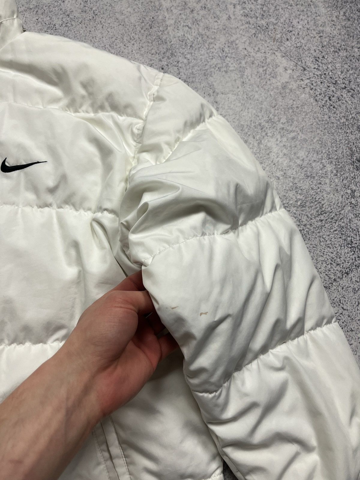 Nike RARE Vintage Nike Puffer Jacket Spellout Big Logo 90’s Y2k Size US S / EU 44-46 / 1 - 14 Thumbnail
