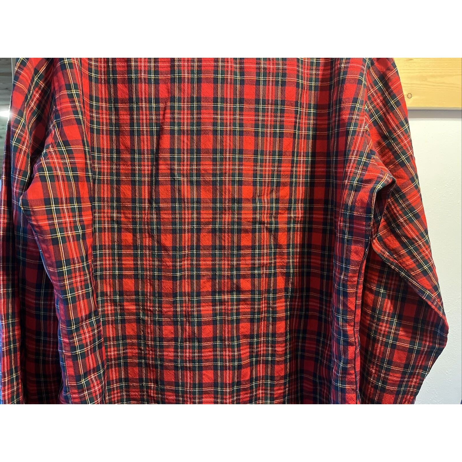 Pendleton Pendleton Men’s L Red Check Long Sleeve Button Up Wool Shirt Size US L / EU 52-54 / 3 - 12 Thumbnail