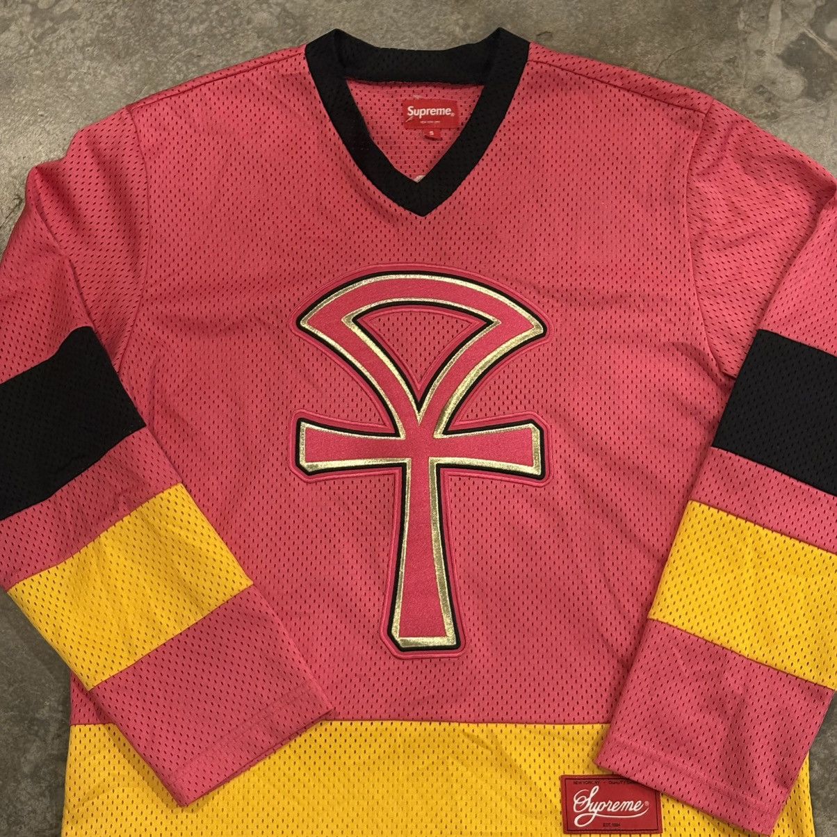 Supreme Rare Colour Supreme Ankh Ice Hockey Jersey Size US S / EU 44-46 / 1 - 2 Thumbnail