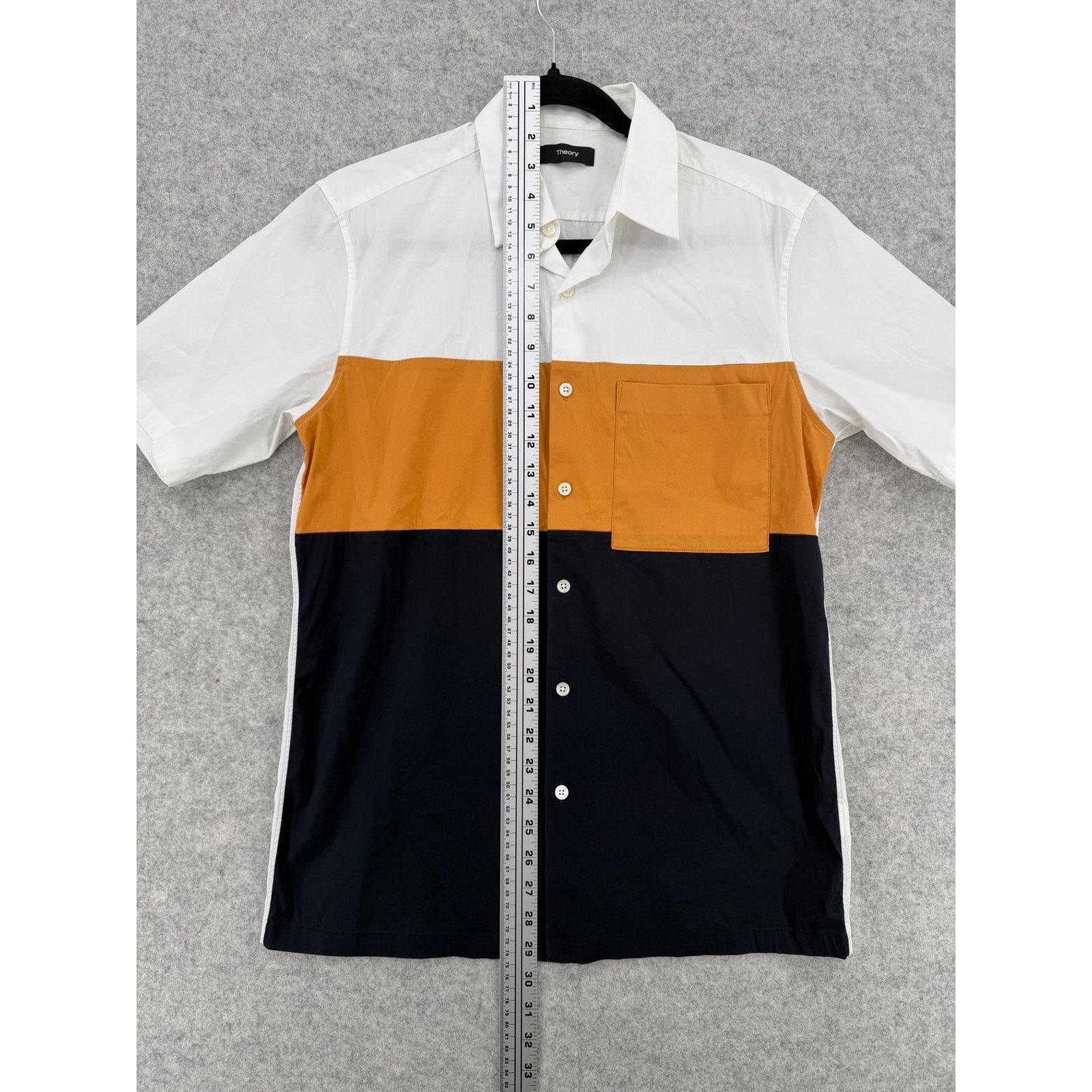 Theory Theory Men's Fairfax Stretch Short Sleeve Button Down Shirt Size US XS / EU 42 / 0 - 5 Thumbnail