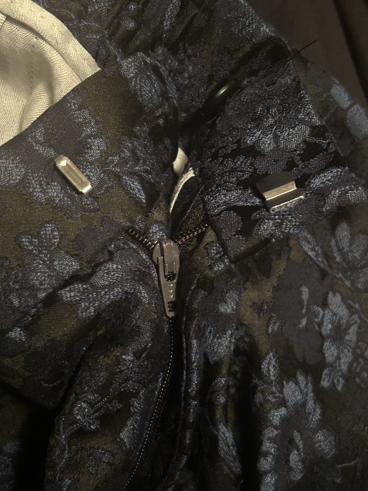 Topman Topman Blue Jacquard Trousers Pants Slim Size 32X32 Size US 32 / EU 48 - 6 Thumbnail