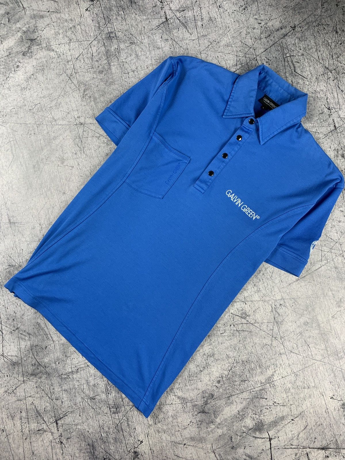 Galvin Green Vintage Galvin Green Polo Shirt Buttons Logo designer Size US L / EU 52-54 / 3 - 1 Thumbnail