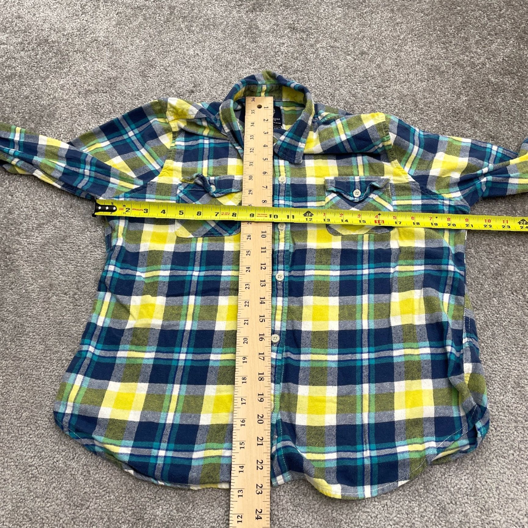 American Eagle Outfitters American Eagle Outfitters Flannel Shirt Women XL Multicolor Plaid Favorite Fit Button-Up Casual Lightweight Size XL / US 12-14 / IT 48-50 - 7 Thumbnail