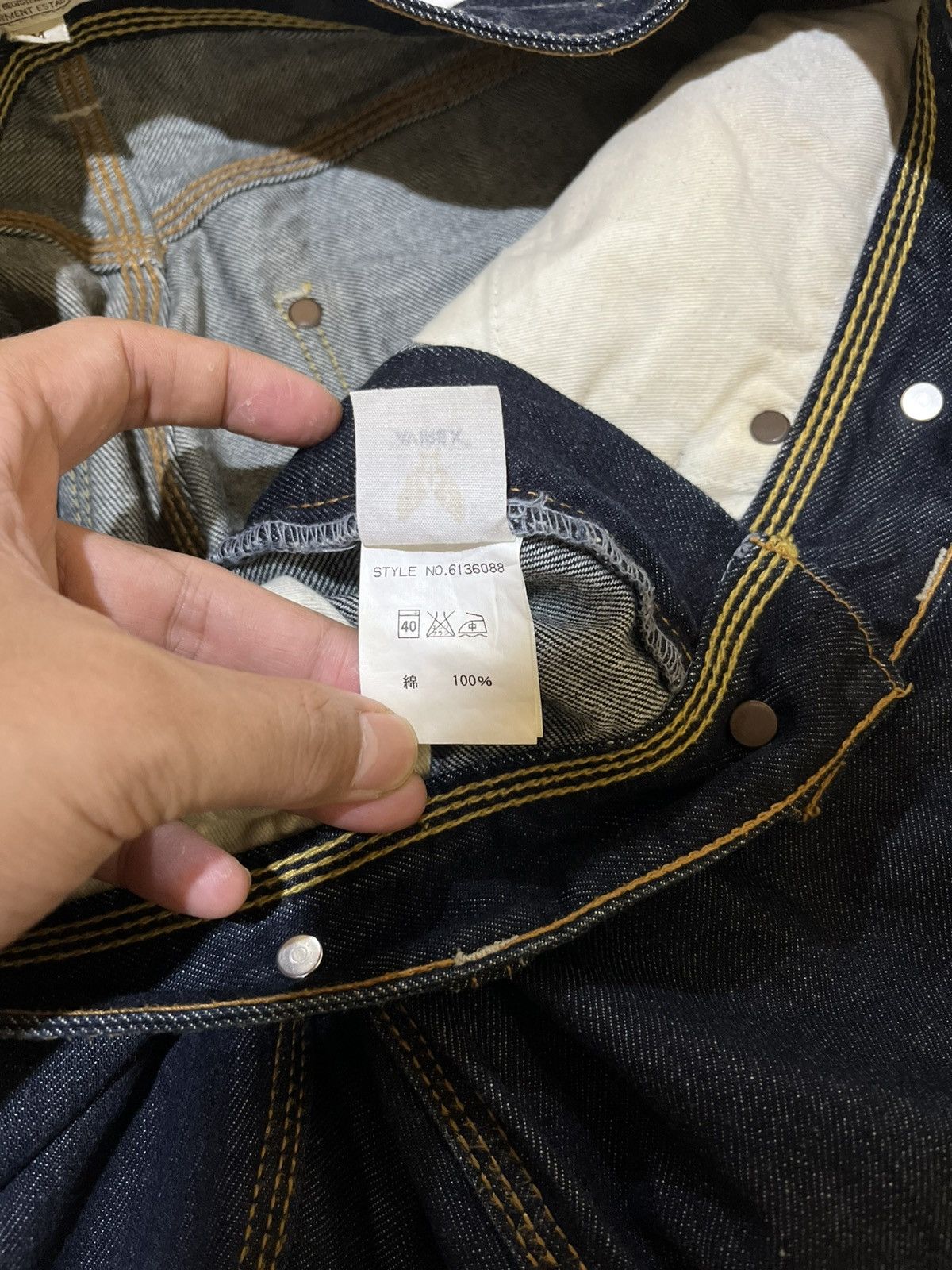 Avirex 🔥 Avirex Indigo Carpenter Denim Pants Size US 31 - 12 Thumbnail