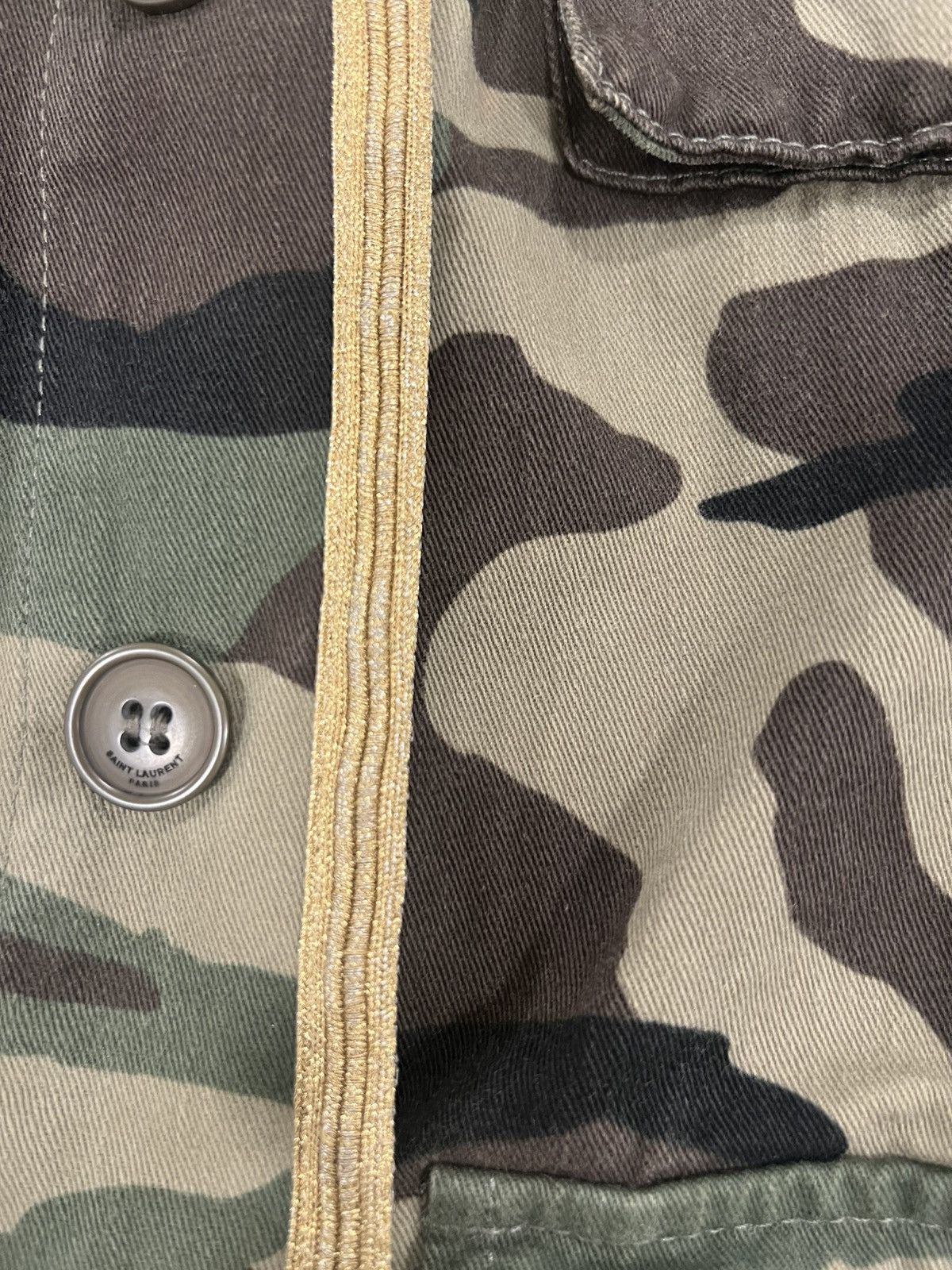 Saint Laurent Paris Saint Laurent camo jacket Size US M / EU 48-50 / 2 - 6 Thumbnail