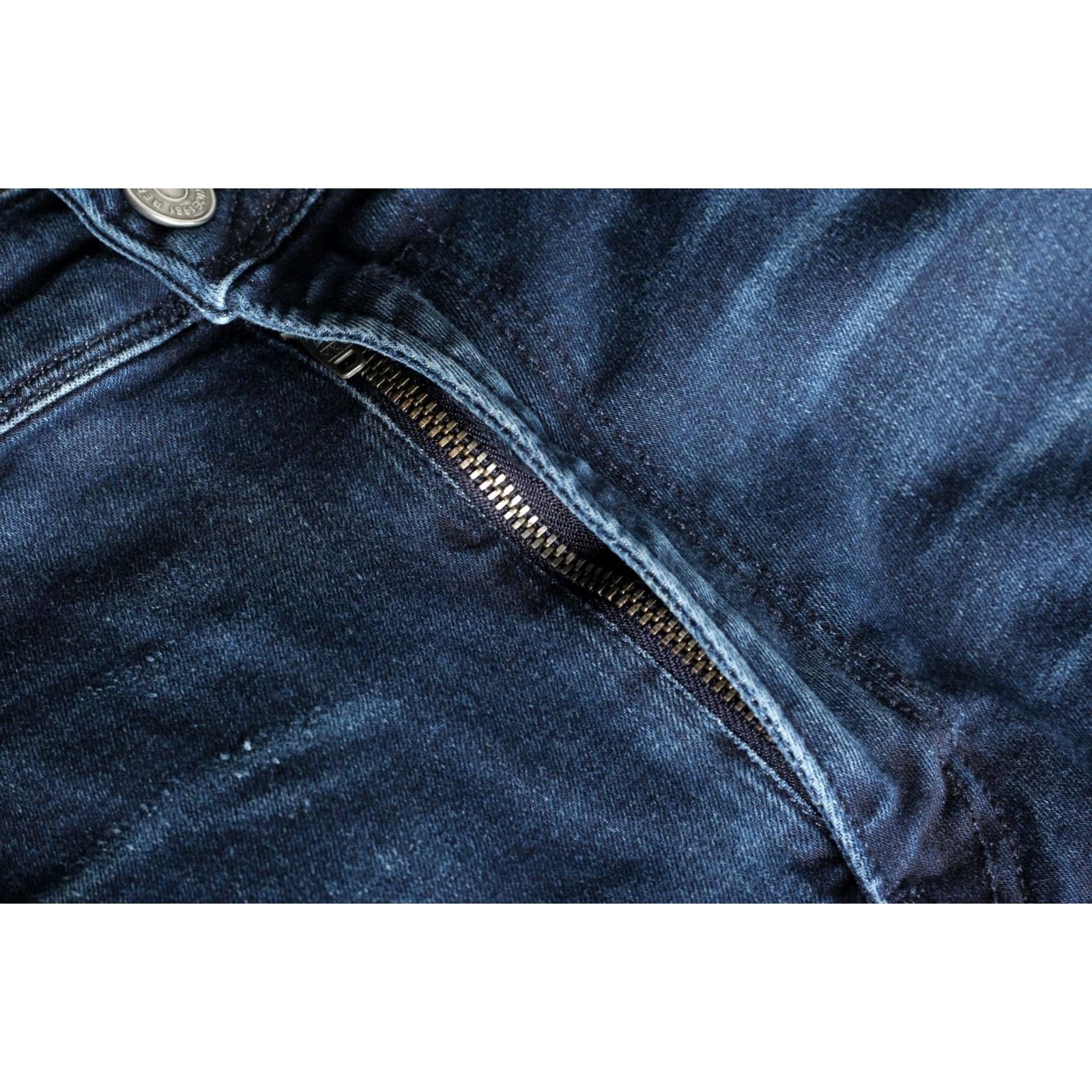 Replay REPLAY ANBASS Stretch Slim Fit Jeans Men W36 L32 Inseam 30" Blue 5-Pocket Denim Cotton Polyester Elastane Jeans Mens Slim 36/32 Size US 36 / EU 52 - 4 Thumbnail