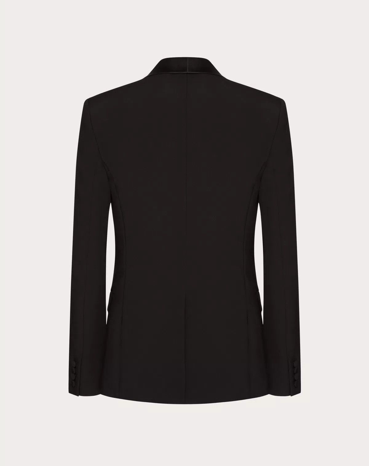 Valentino oc11z0725 Single Breasted Wool Jacket in Black Size US XL / EU 56 / 4 - 2 Thumbnail