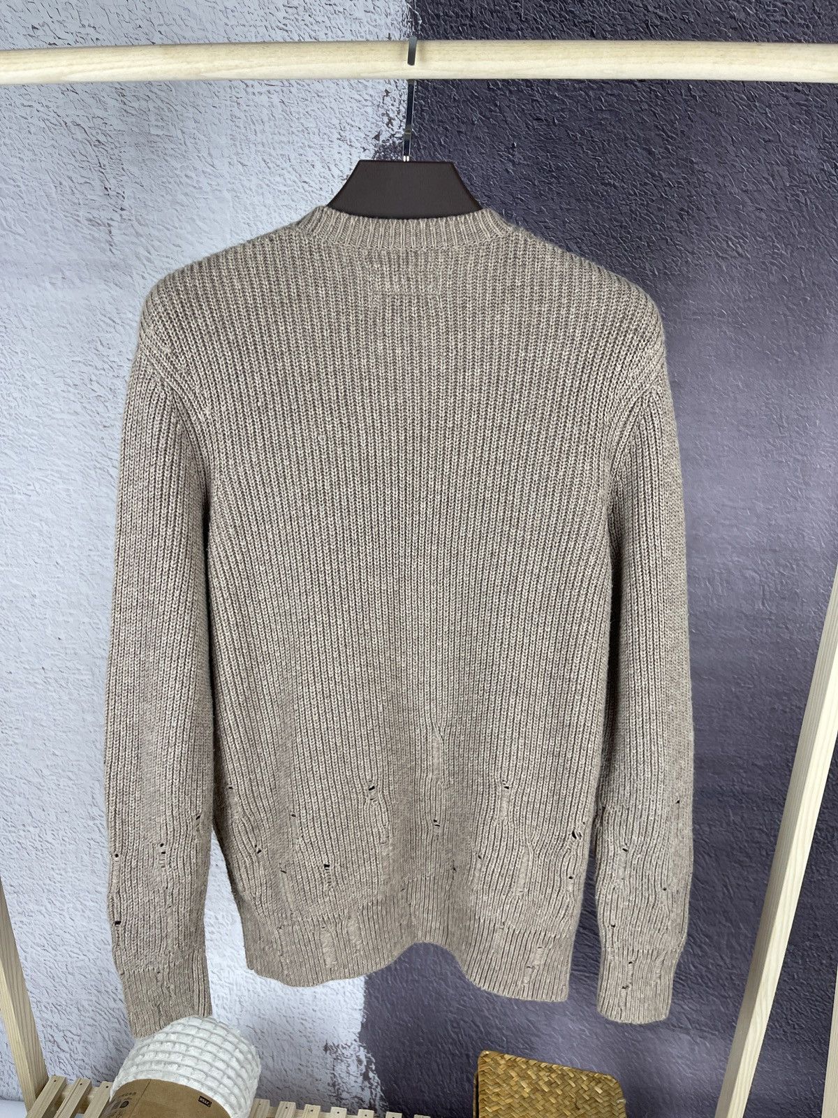 Allsaints Allsaints Ivann Crew sweater distressed oversized fit knit Size US S / EU 44-46 / 1 - 12 Thumbnail
