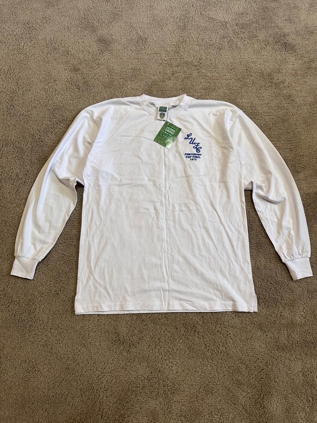 Designer Leeds United 1972 FA Cup Final No 8 Retro Shirt Size US XL / EU 56 / 4 - 1 Thumbnail