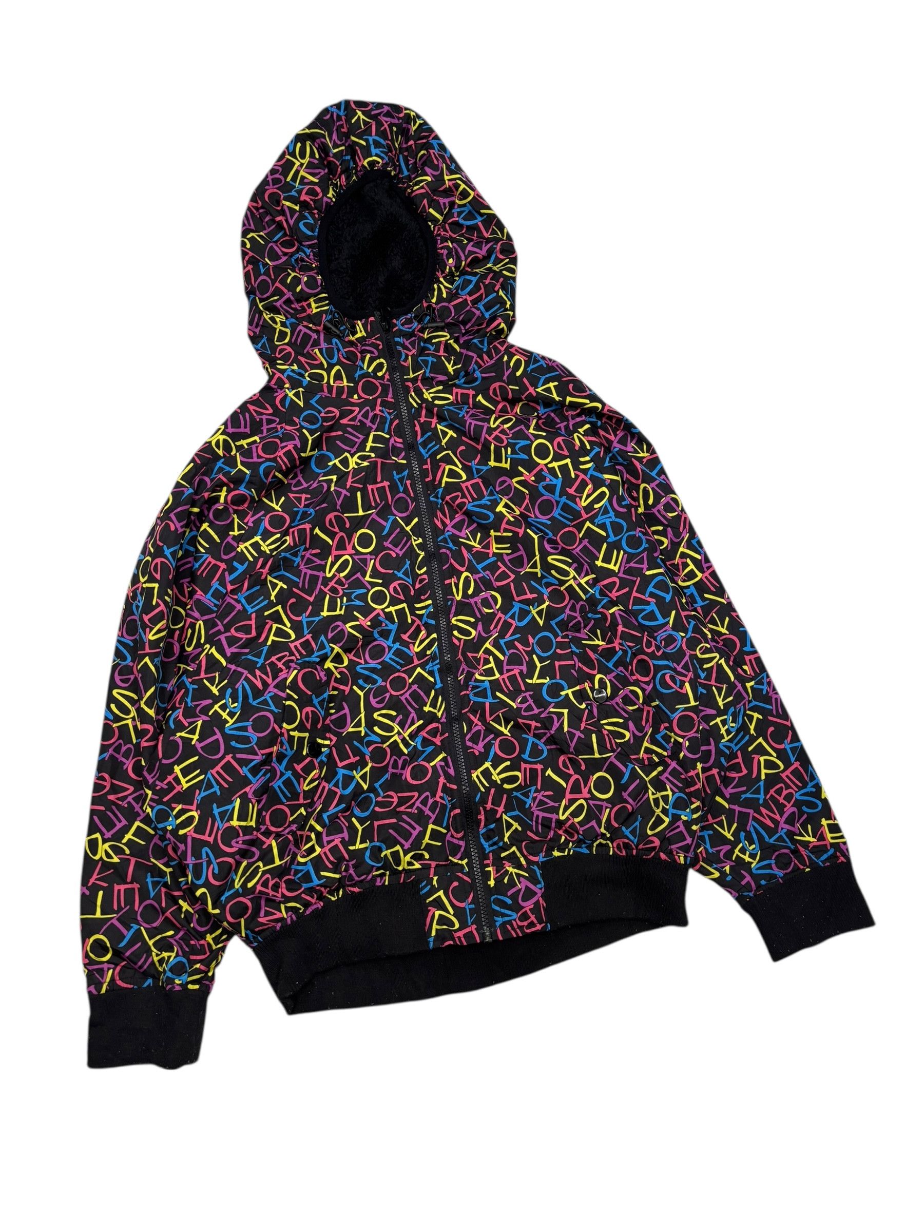 If Six Was Nine 🔥VINTAGE JAPANESE MULTICOLOUR HOODIES FLEECE LINED Size US M / EU 48-50 / 2 - 5 Thumbnail
