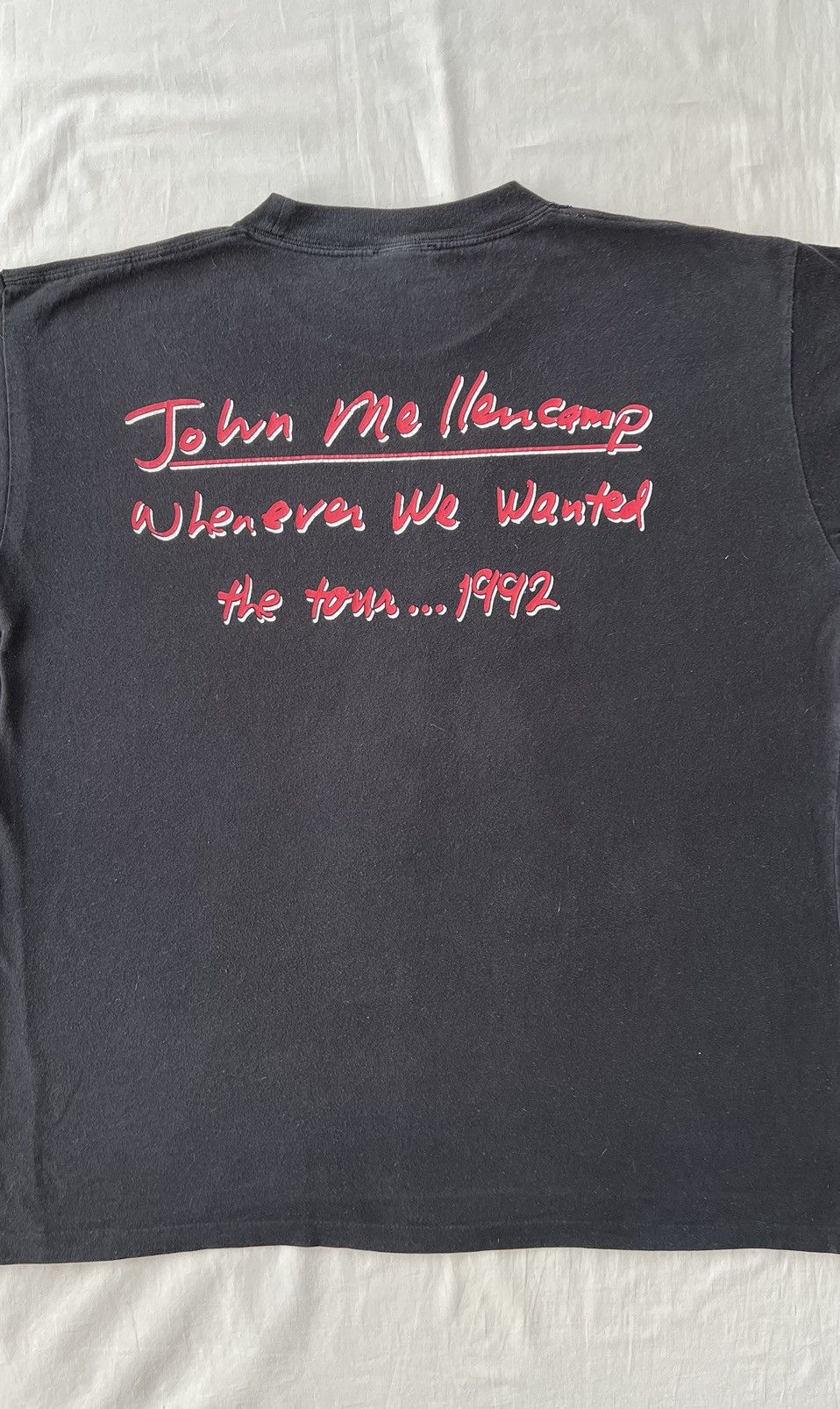 Band Tees Vintage 1992 John Mellencamp Whenever We Wanted T-shirt Size US XL / EU 56 / 4 - 15 Thumbnail
