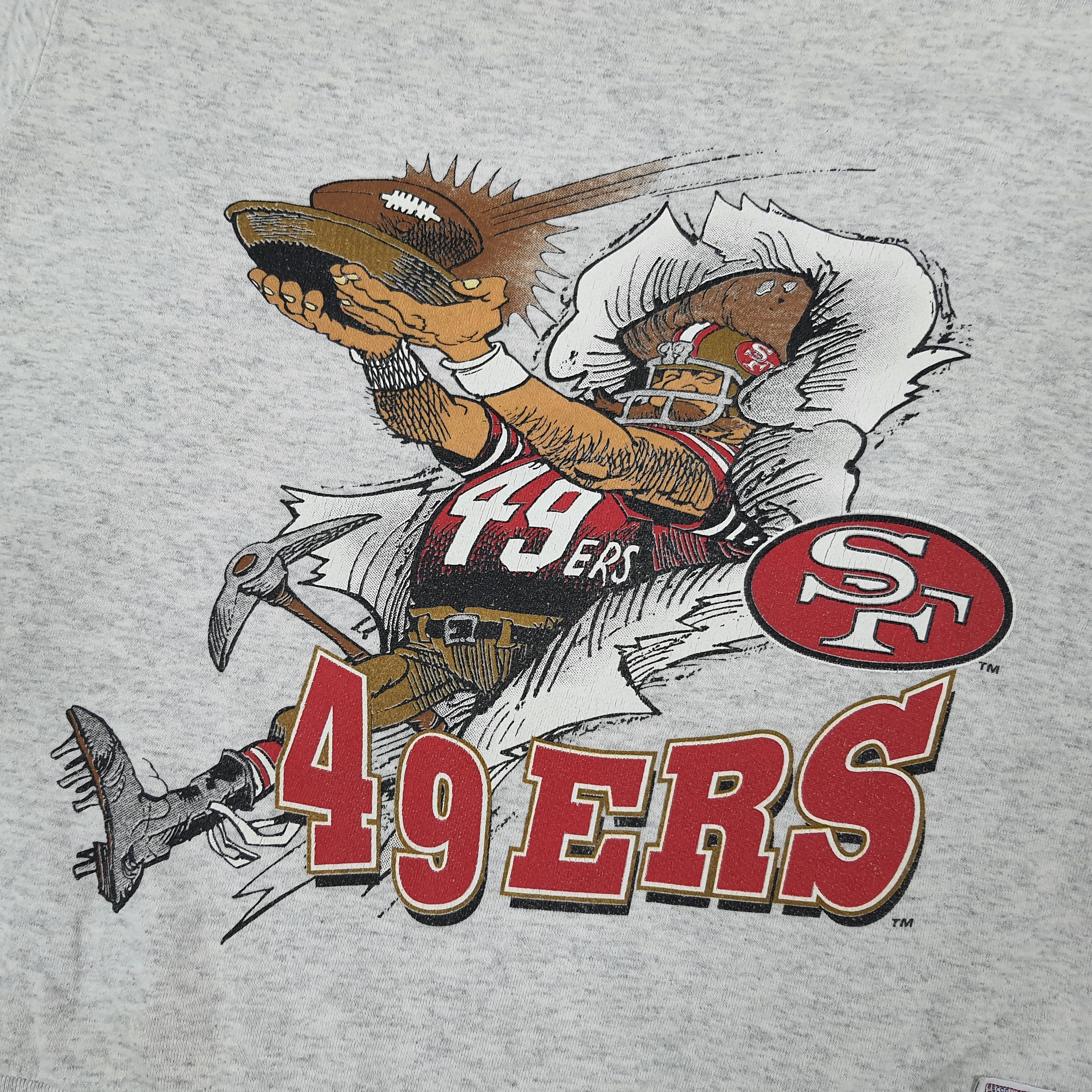 Nutmeg Vintage Nutmeg San Francisco 49ers Jack Davis 90s C261N7 Size US M / EU 48-50 / 2 - 2 Thumbnail