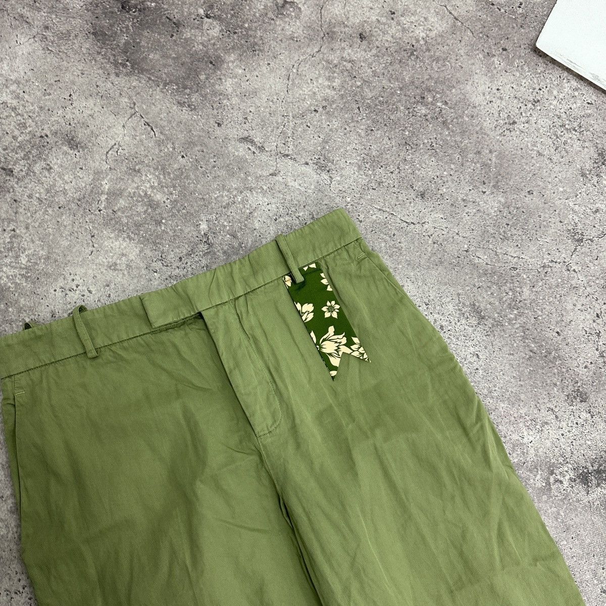Vintage Vintage 00s The Gigi Italy straight olive pants baggy y2k Size 30" / US 8 / IT 44 - 6 Thumbnail