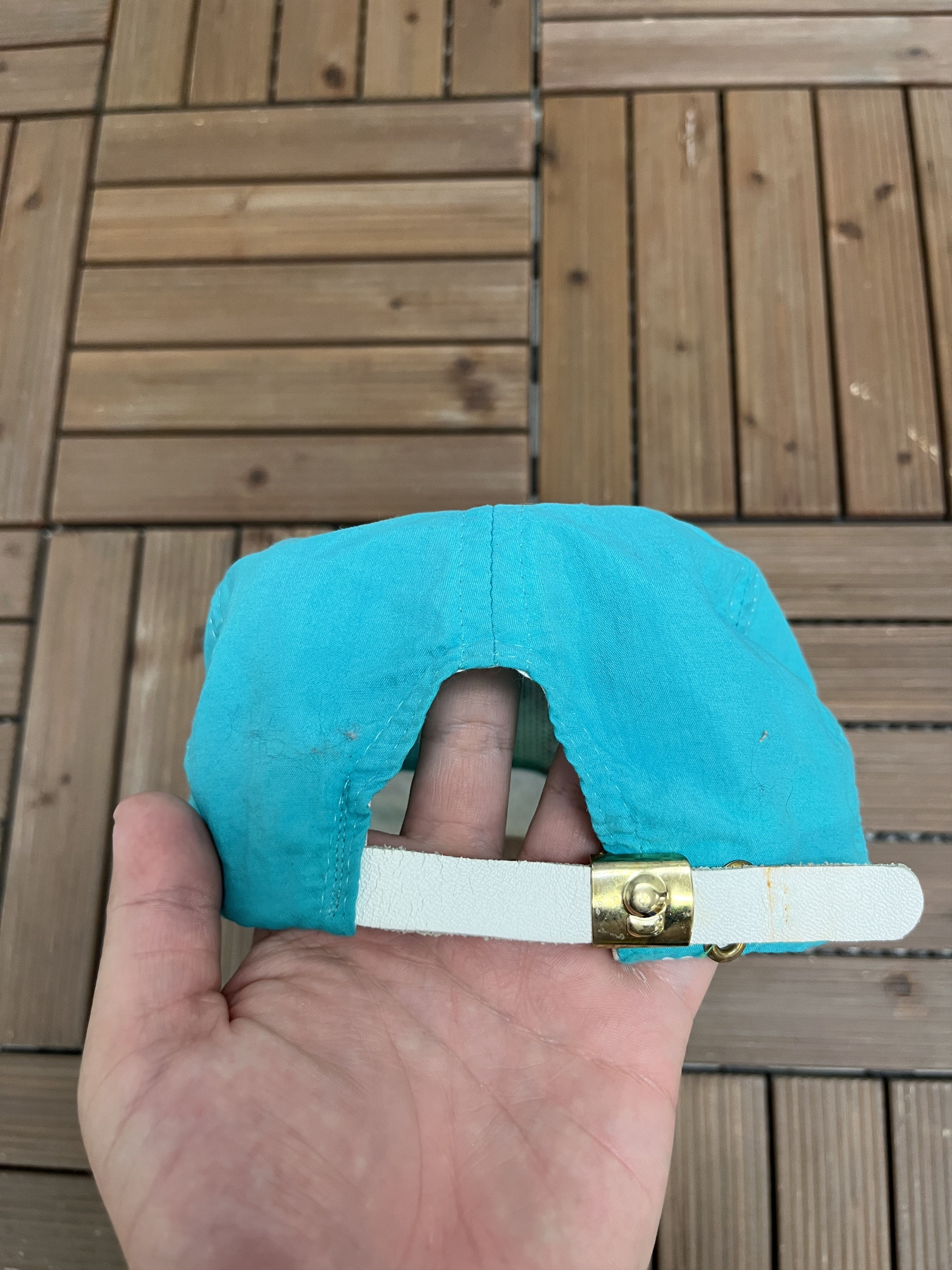 Vintage LPGA Chicago Sun-Times Shootout Vintage Teal Hat Cap Size ONE SIZE - 5 Thumbnail