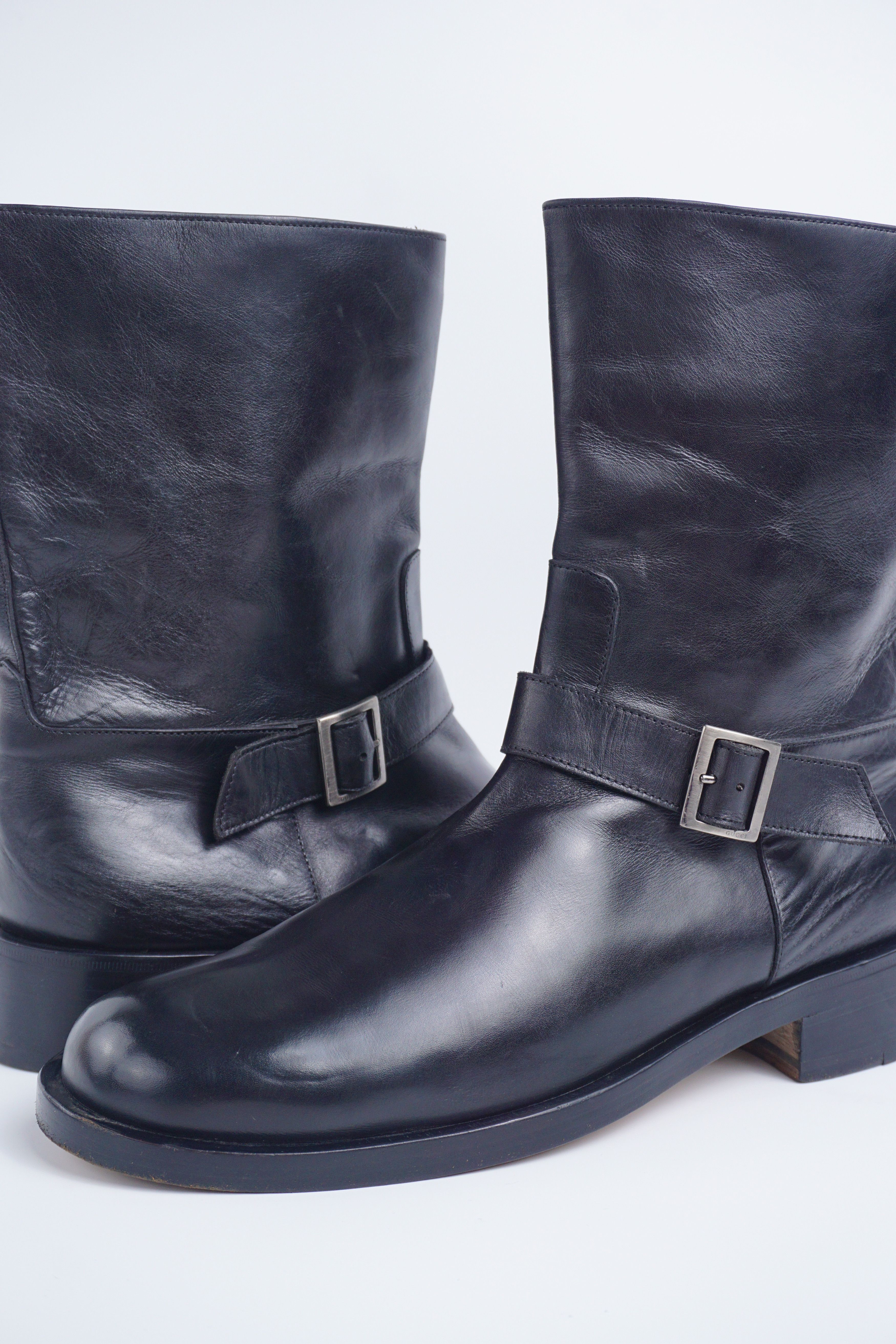 Gucci gucci G-G Engineer Boots 2000s Size US 12.5 / EU 45-46 - 2 Thumbnail