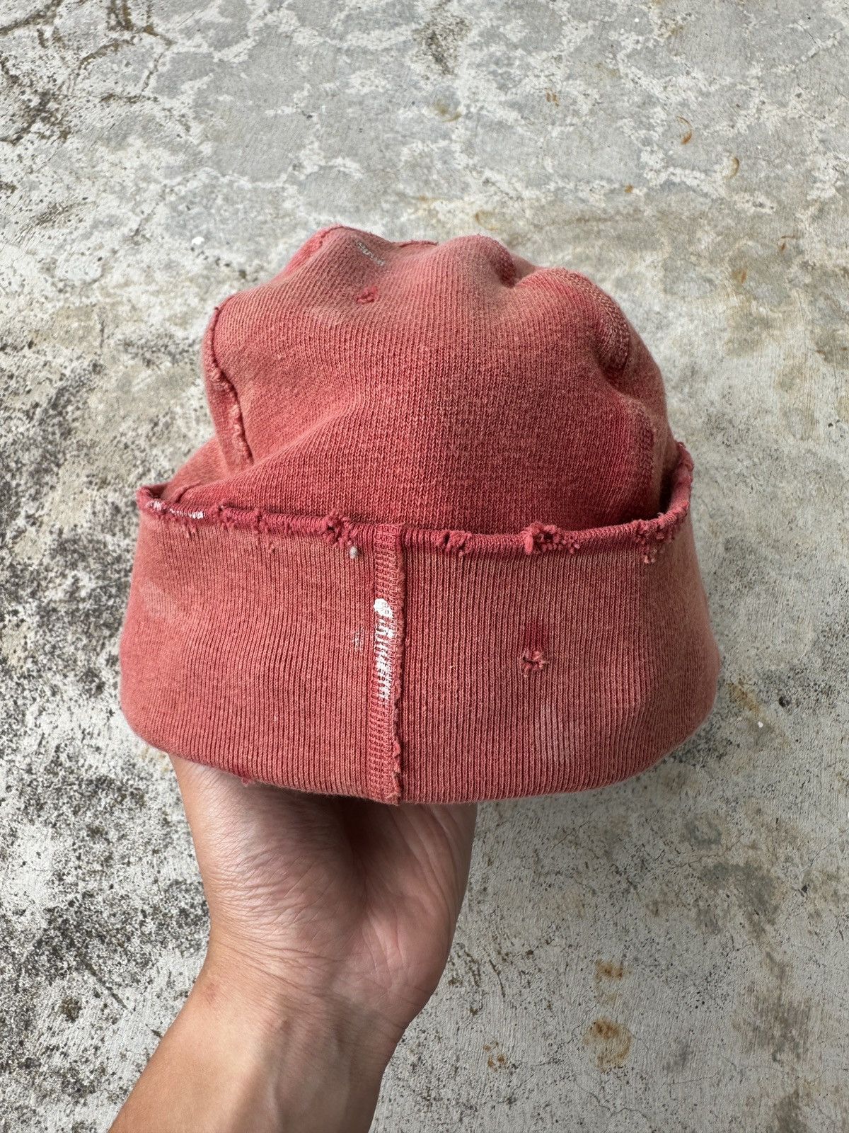 Kapital Conductor Soft Brim Beanie Visor Distressed weathered hat Size ONE SIZE - 3 Thumbnail